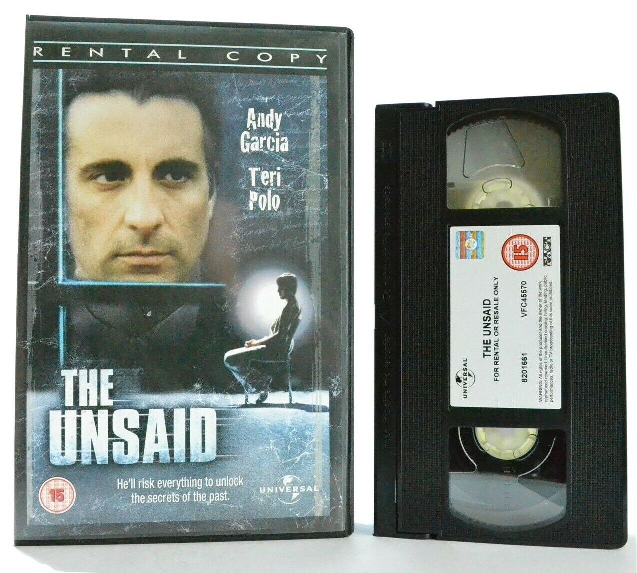 The Unsaid: Thriller/Drama (2001) - Large Box - Family Tragedy - A.Garcia - VHS-