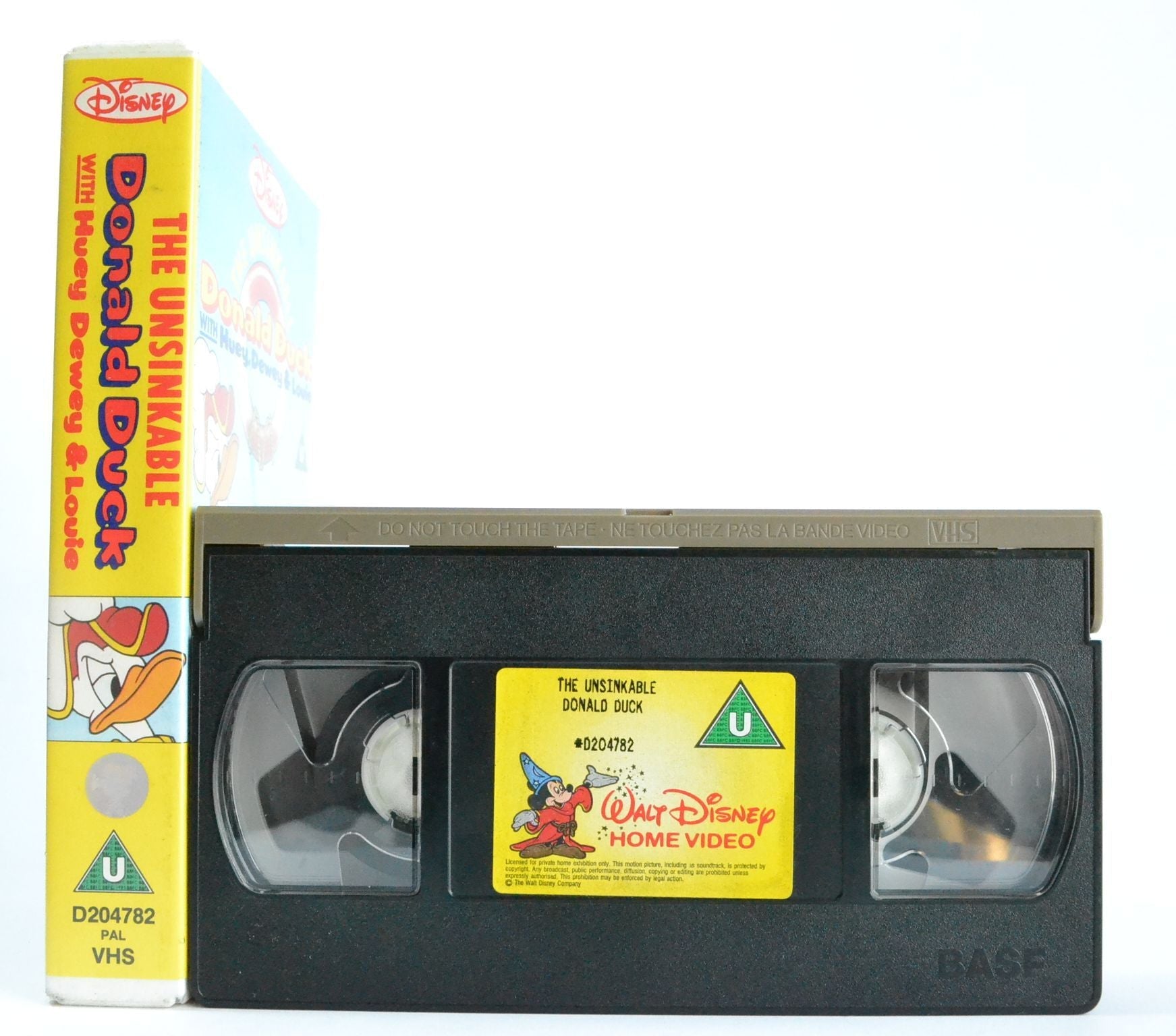 The Unsinkable Donald Duck: With Huey, Dewey & Louie - Antique Disney - VHS-