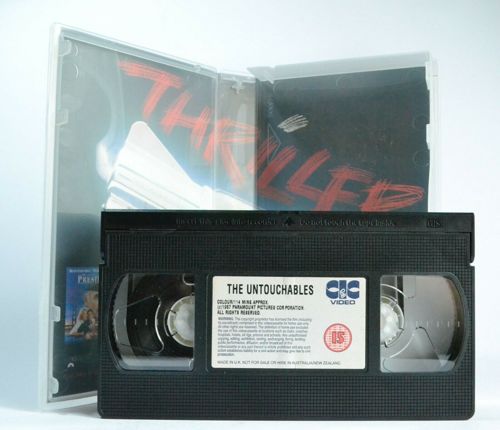 The Untouchables (1987): Gangster Drama [Al Capone] Robert De Niro - Pal VHS-