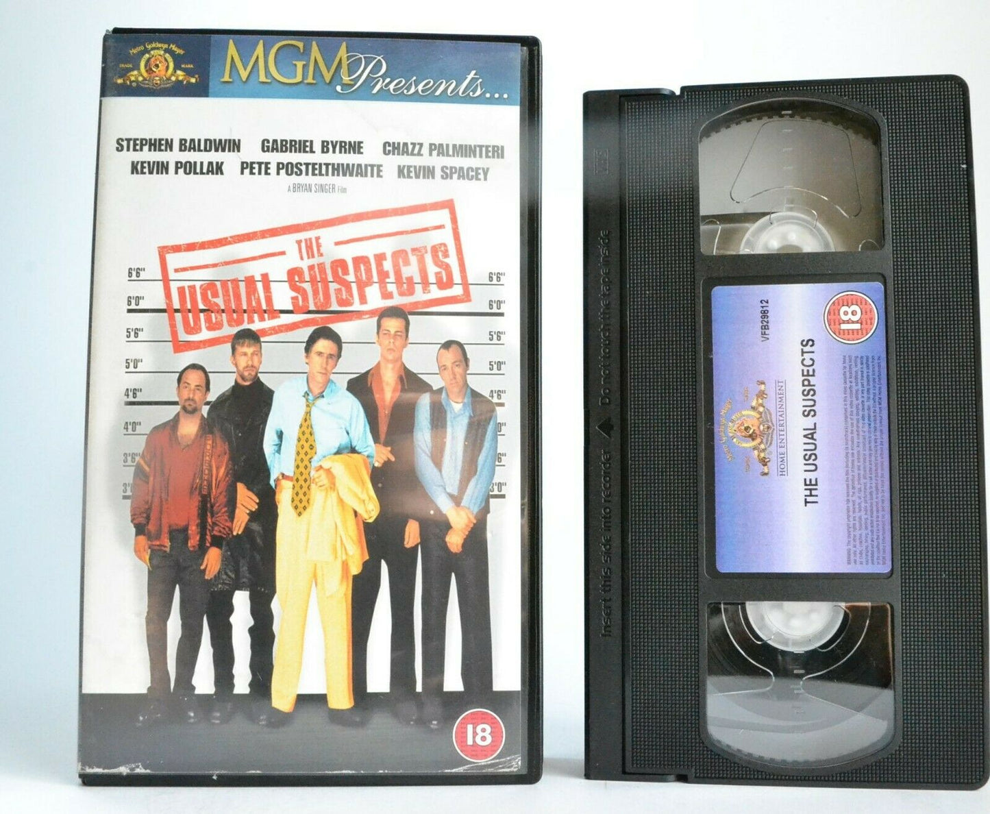 The Usual Suspects - <Bryan Singer> - Mystery Thriller - Kevin Spacey - Pal VHS-