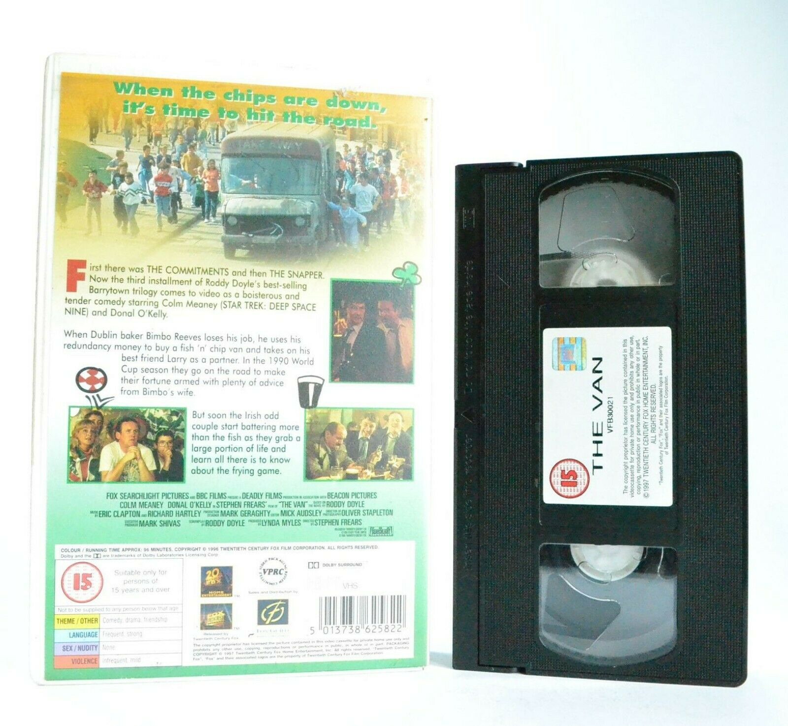 The Van: Road Comedy (1996) - Large Box - Ex-Rental - C.Meaney/D.O'Kelly - VHS-