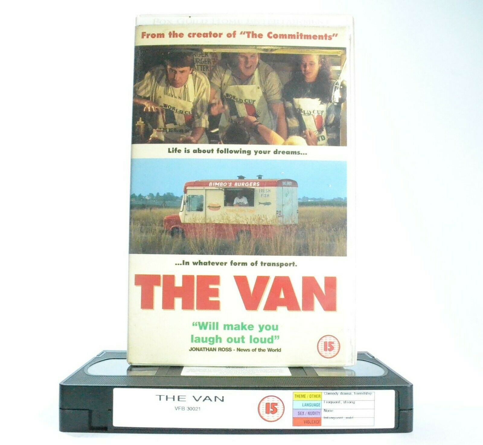 The Van: Road Comedy (1996) - Large Box - Ex-Rental - C.Meaney/D.O'Kelly - VHS-