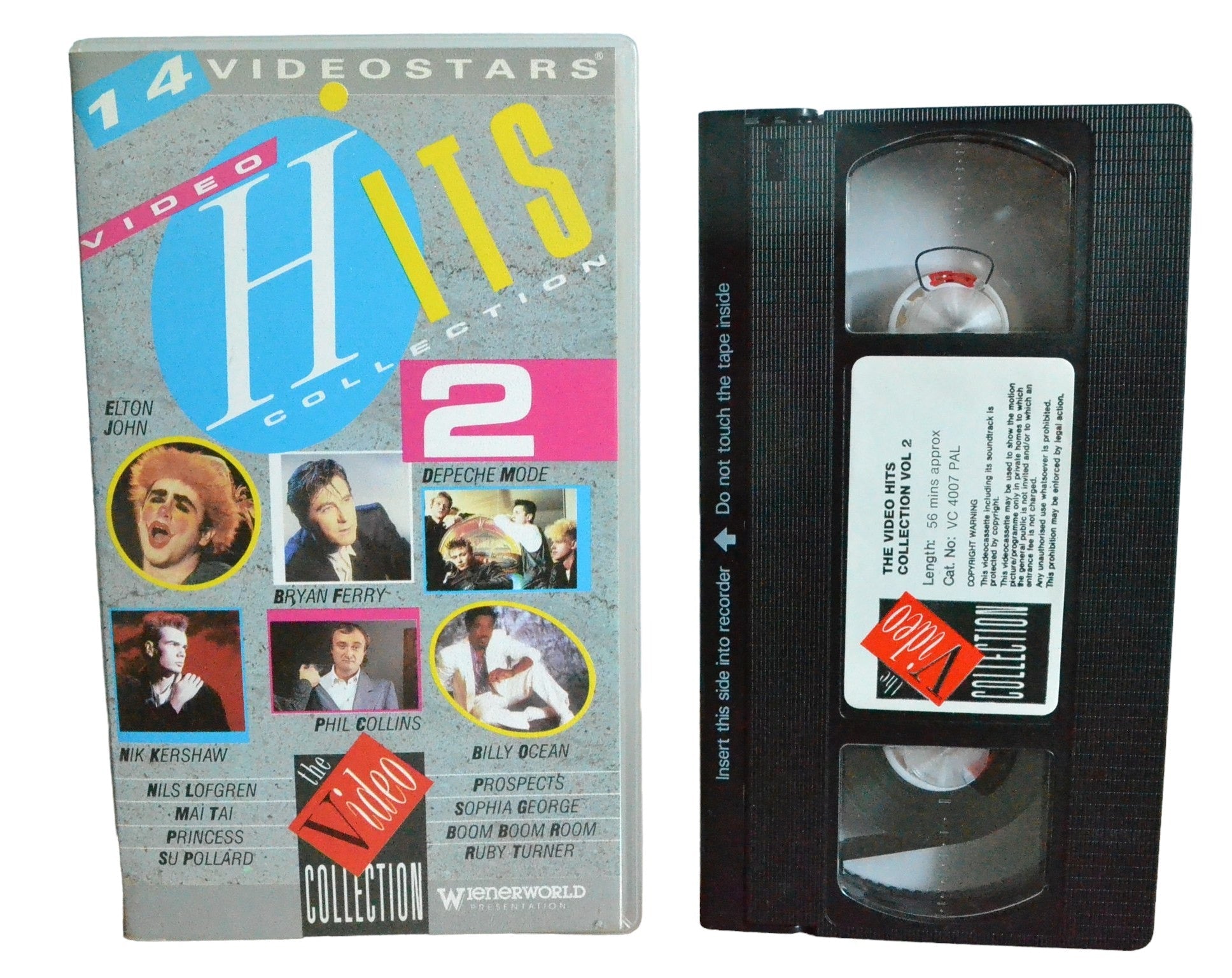 The Video Hits Collection : Volume 2 - Elton John - The Video Collection - VC4007 - Comedy - Pal - VHS-