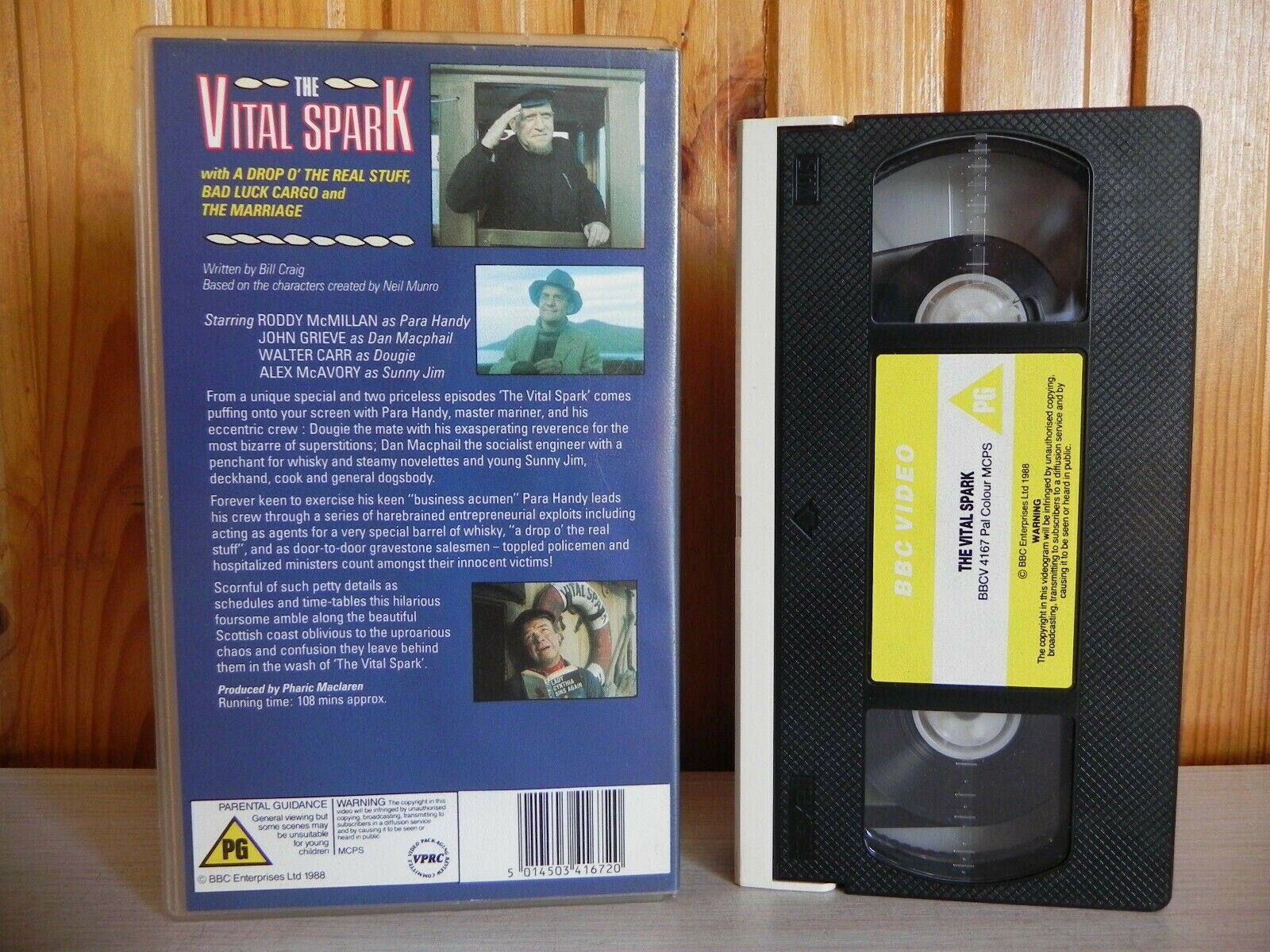 The Vital Spark - Television Series - Three Episodes - Roddy McMillan - Pal VHS-