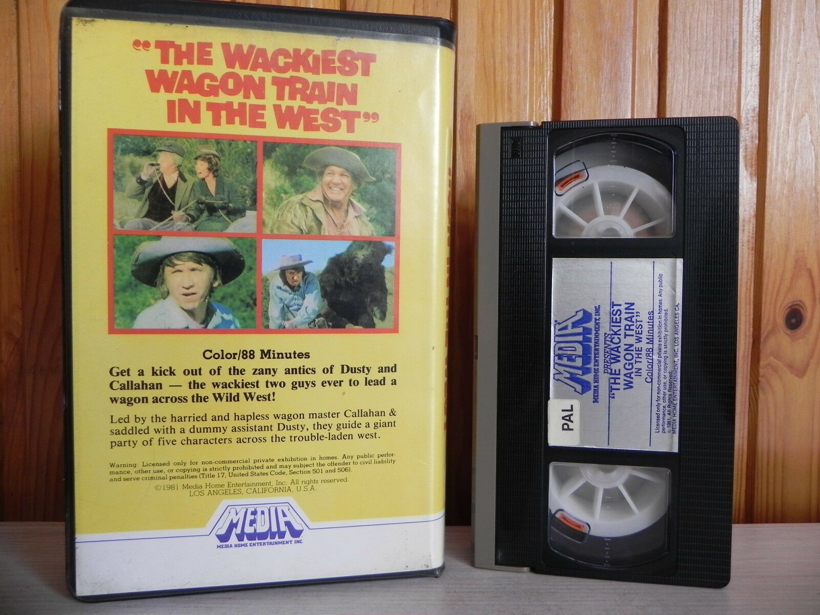 The Wackiest Wagon Ride In The West - Media - Big Box - Pre Cert VHS (365)-