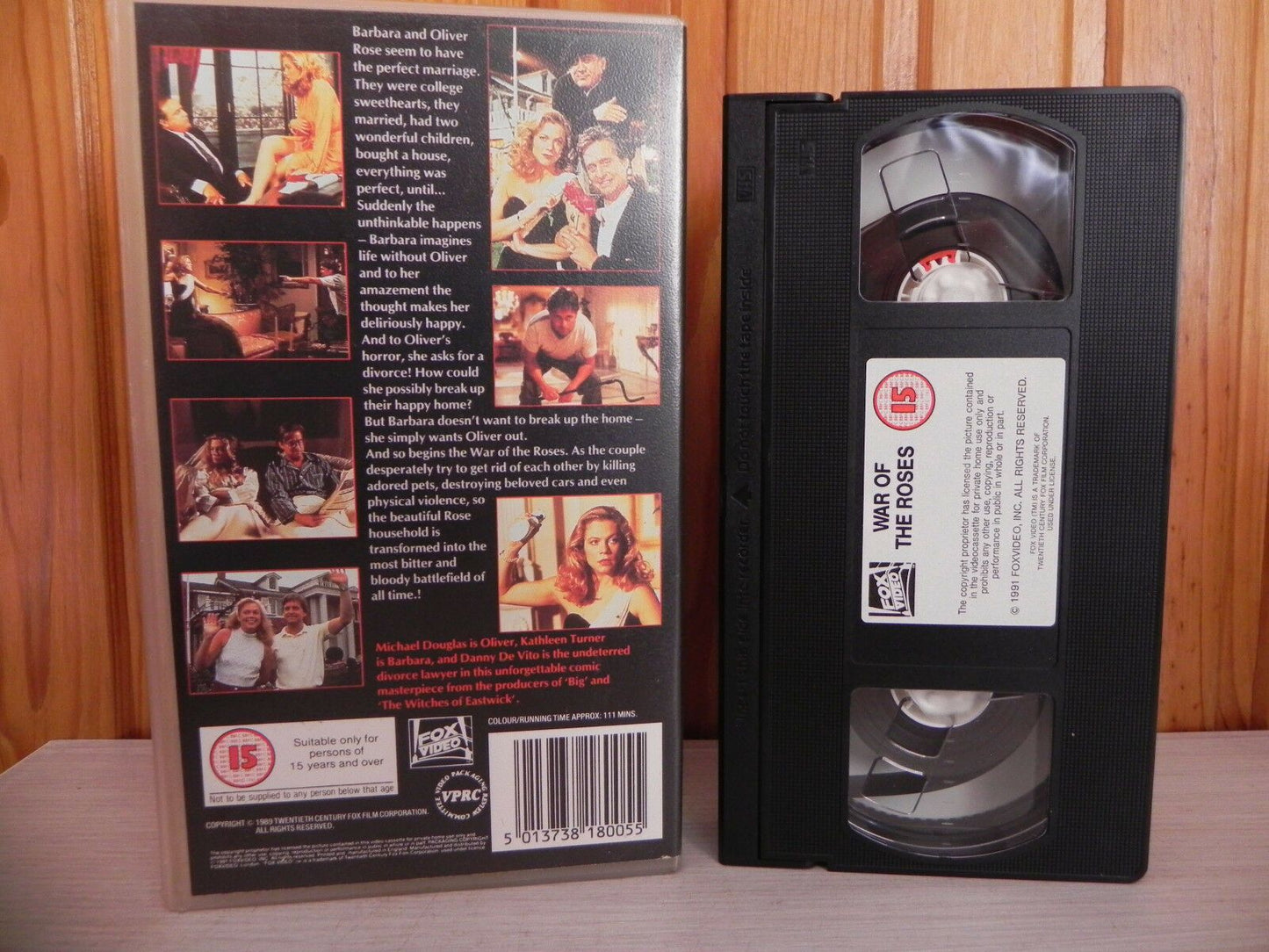 The War Of The Roses (1989): M.Douglas / K.Turner - Disaster Couple - Pal VHS-