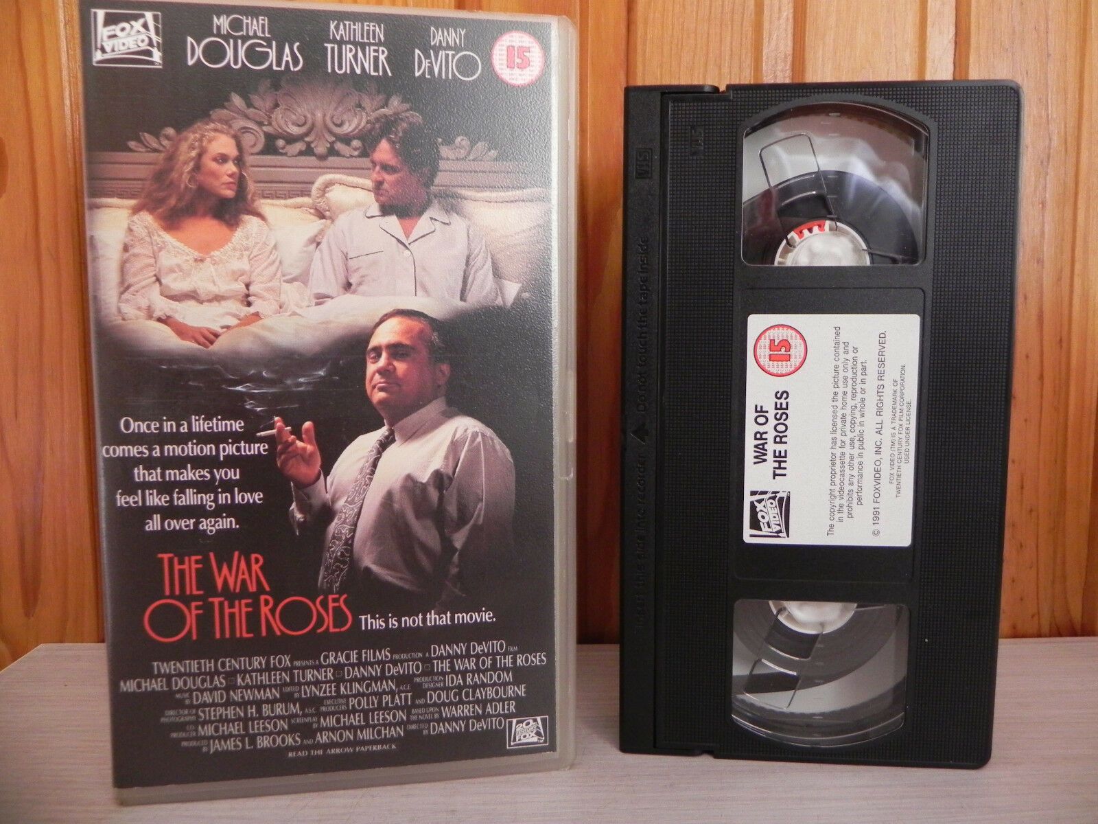 The War Of The Roses (1989): M.Douglas / K.Turner - Disaster Couple - Pal VHS-