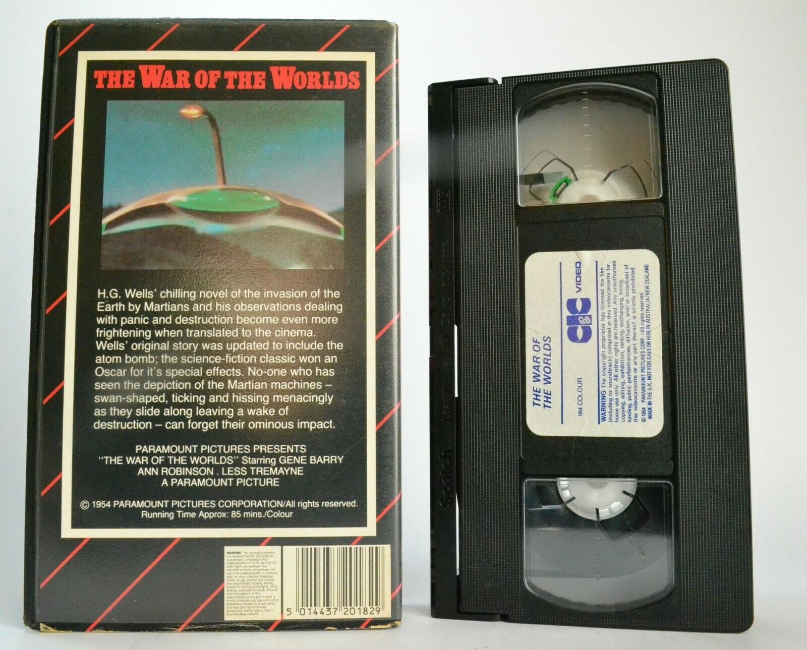 The War Of The Worlds; [H.G. Wells] Sci-Fi Action - Biological Warfare - Pal VHS-