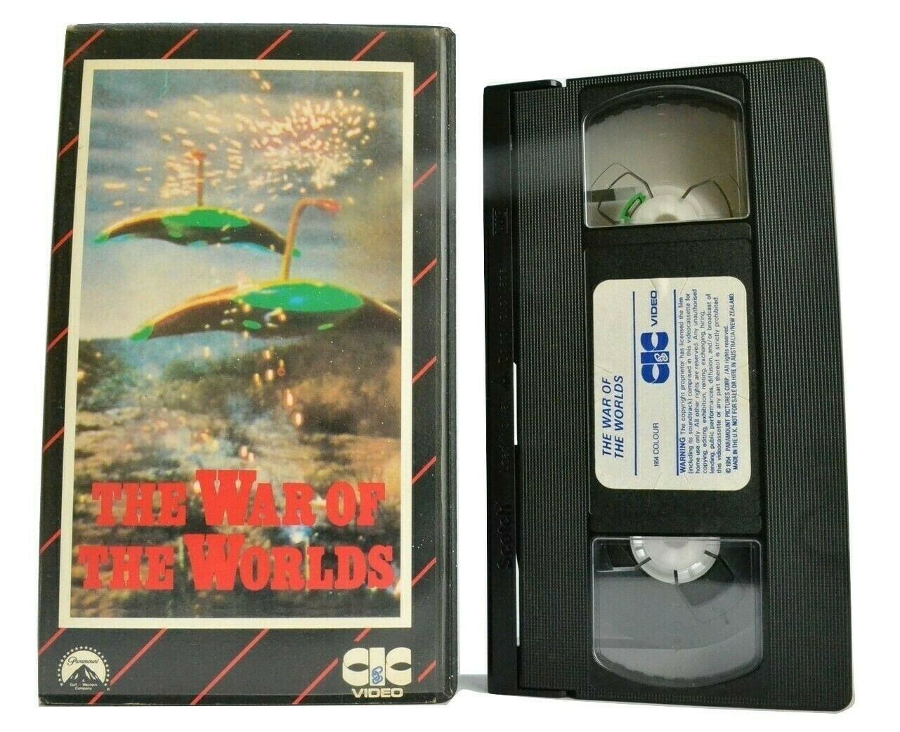 The War Of The Worlds; [H.G. Wells] Sci-Fi Action - Biological Warfare - Pal VHS-