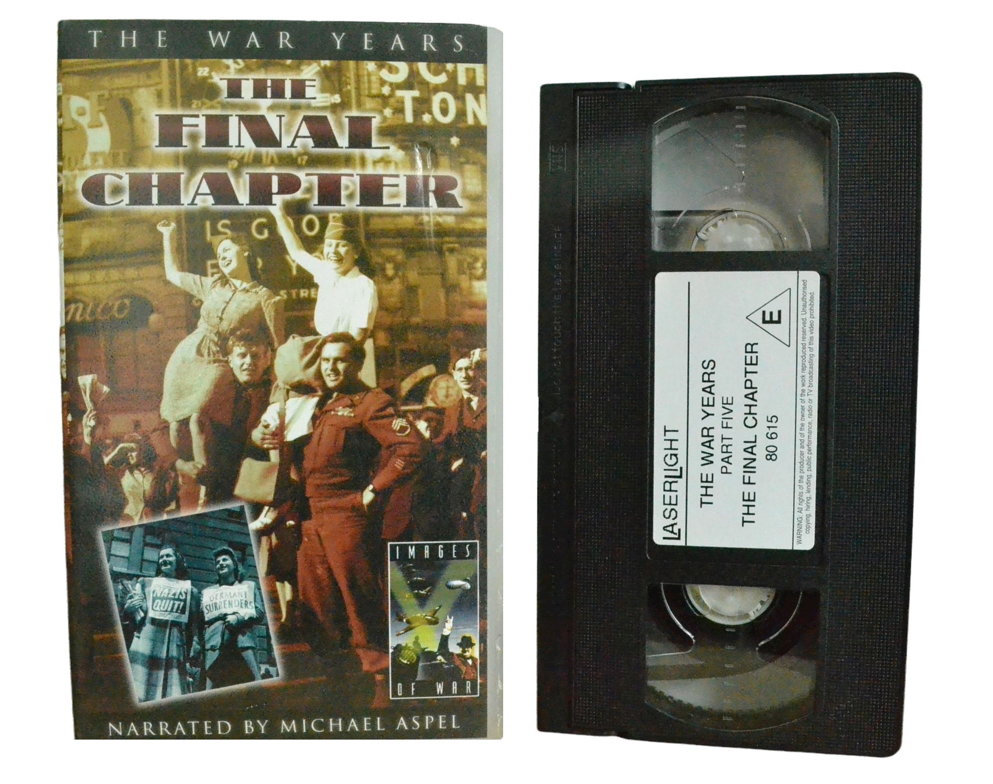 The War Years - Part 5 : The Final Chapter - Laser Light - Vintage - Pal VHS-