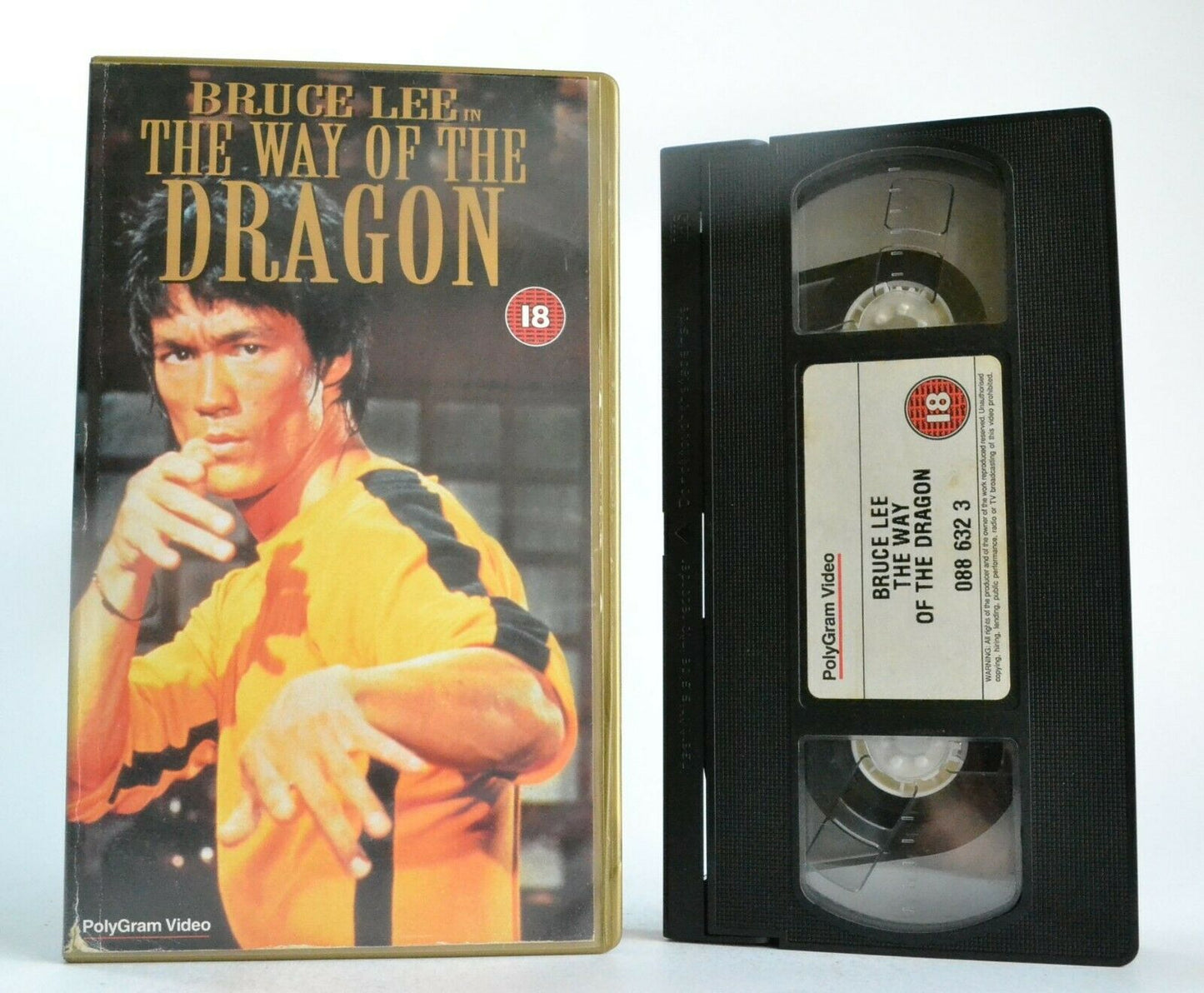 The Way Of The Dragon: Martial Arts Classic - Bruce Lee/Chuck Norris - Pal VHS-