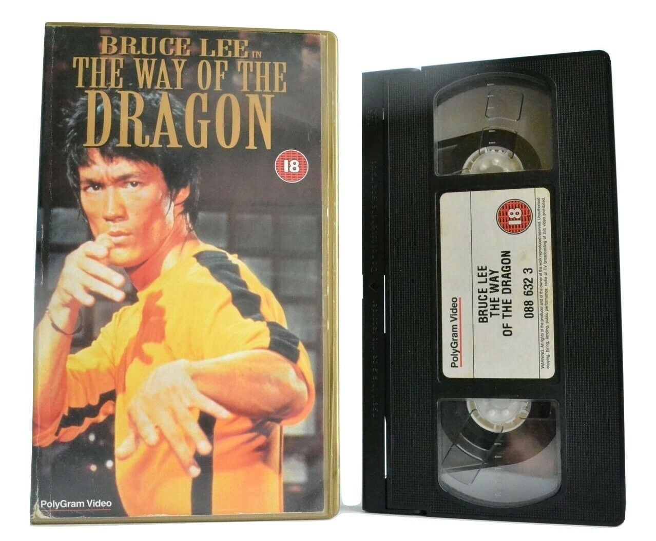 The Way Of The Dragon: Martial Arts Classic - Bruce Lee/Chuck Norris - Pal VHS-