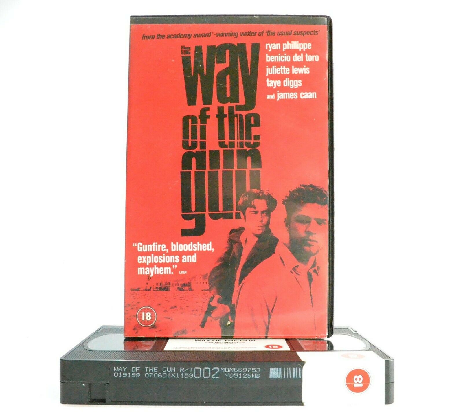 The Way Of The Gun: R.Phillippe/B.Del Toro - Crime Thriller - Large Box - VHS-