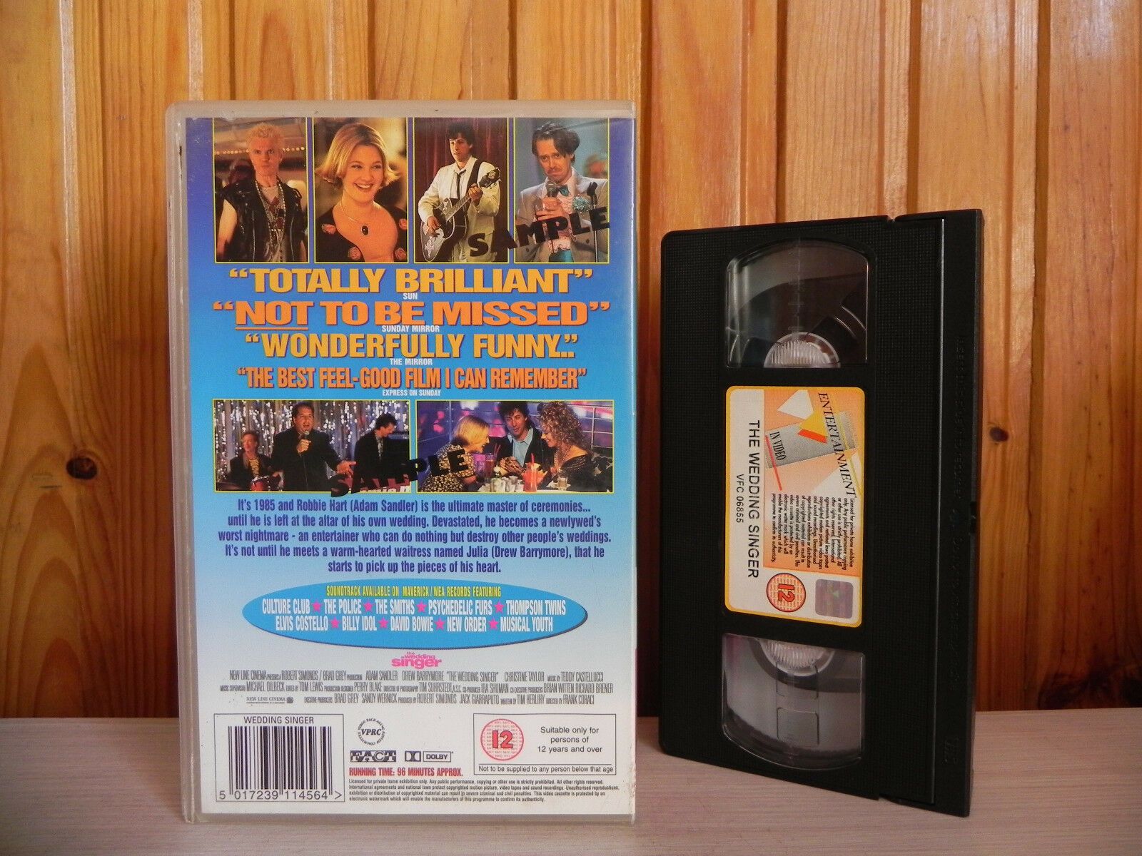 The Wedding Singer: Adam Sandler/Drew Barrymore [Big Box] Romantic Comedy - VHS-