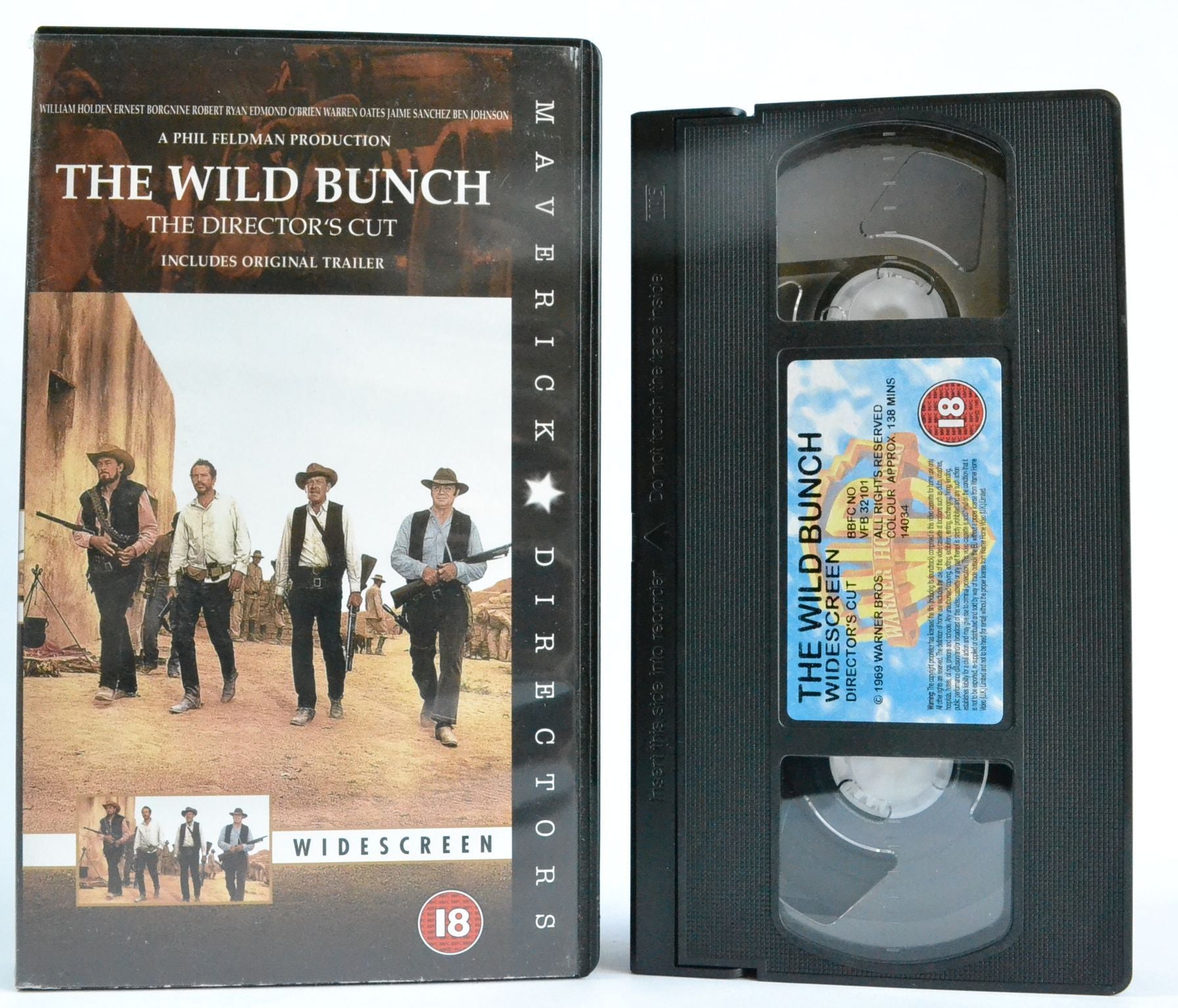 The Wild Bunch: Director’s Cut - William Holden - Armed Gang/Action Thriller - VHS-