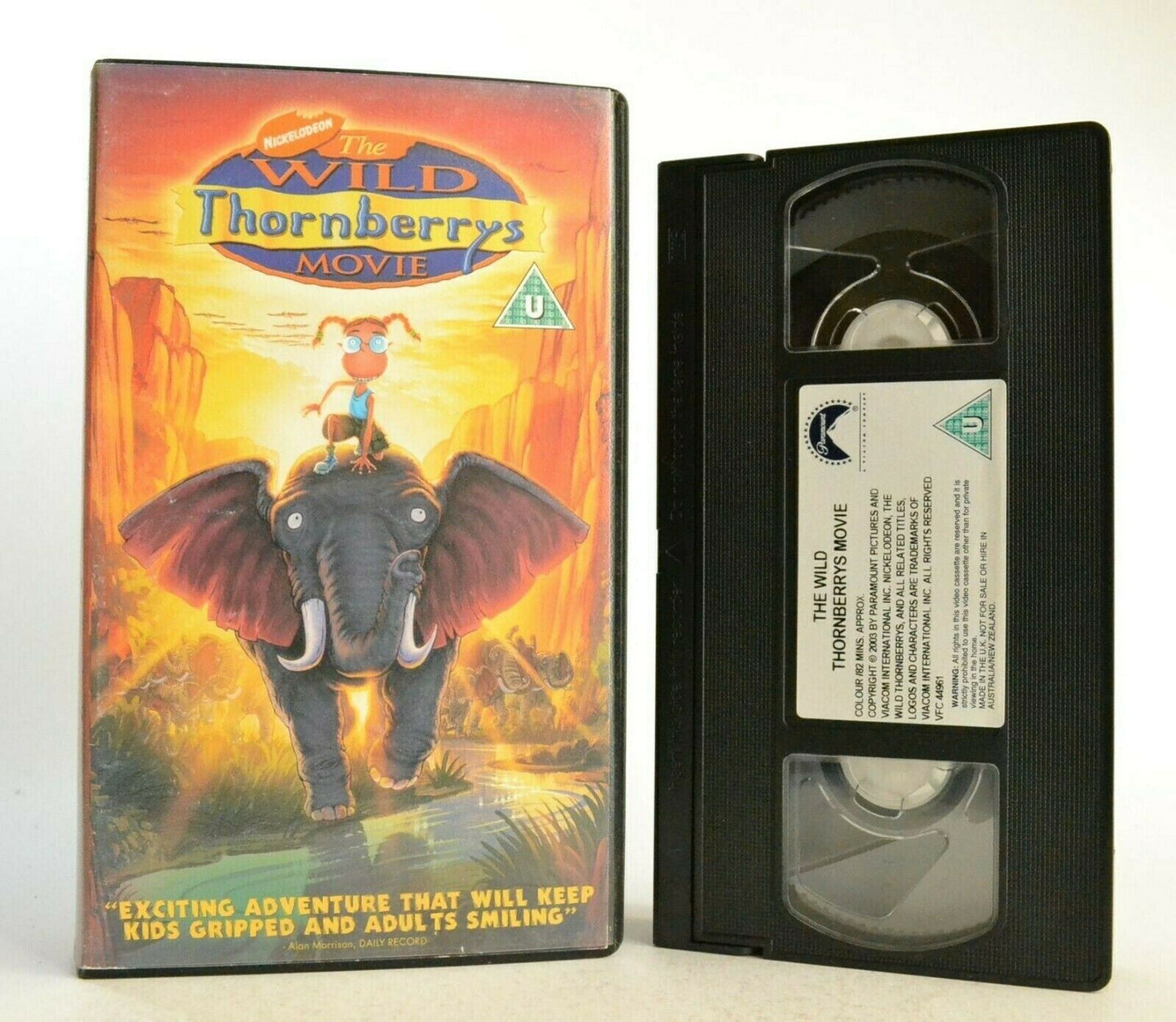 The Wild Thornberrys Movie: Animated Adventure (2002) - Children's - Pal VHS-