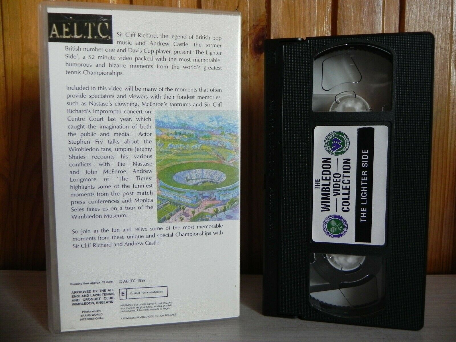 The Wimbledon - Collection - The Lighter Side - Tennis - Andrew Castle - Pal VHS-