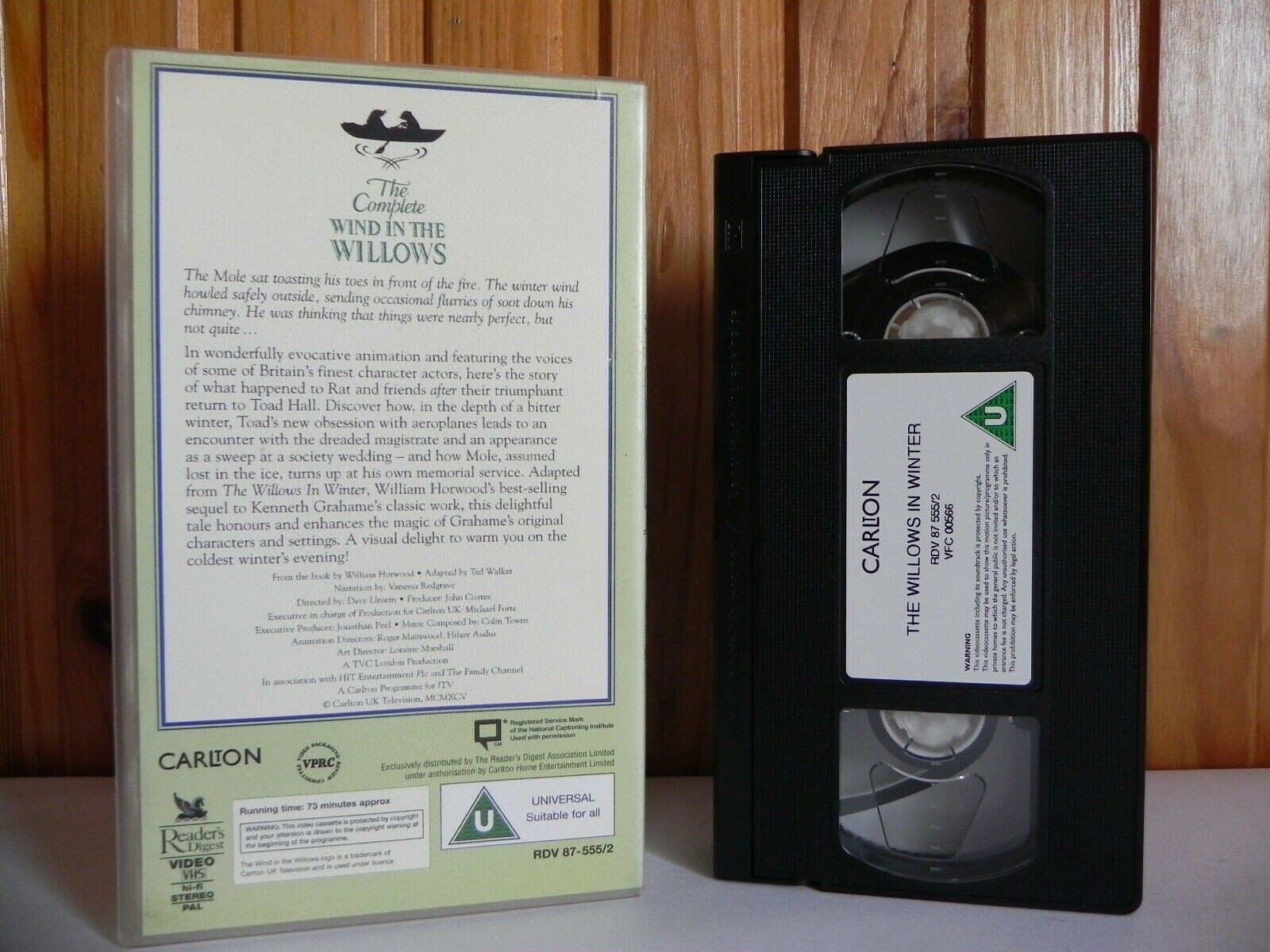 The Wind In The Willows: The Willows In Winter: Volume 2 - Animated - Kids - VHS-