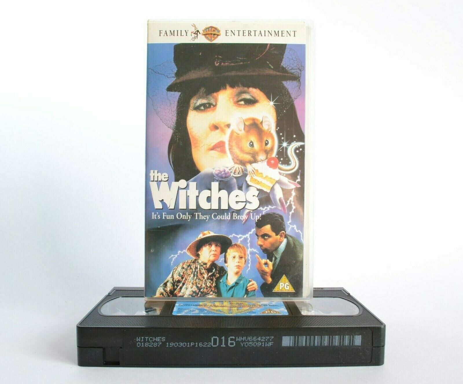 The Witches: Warner Home (1990) - Family Classic - A.Huston/R.Atkinson - VHS-