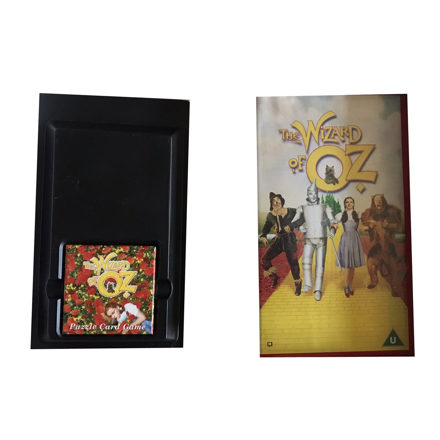 The Wizard Of OZ - Puzzle Card Game - Walt Disney Home Video - 65354 - Kids - Pal - VHS-