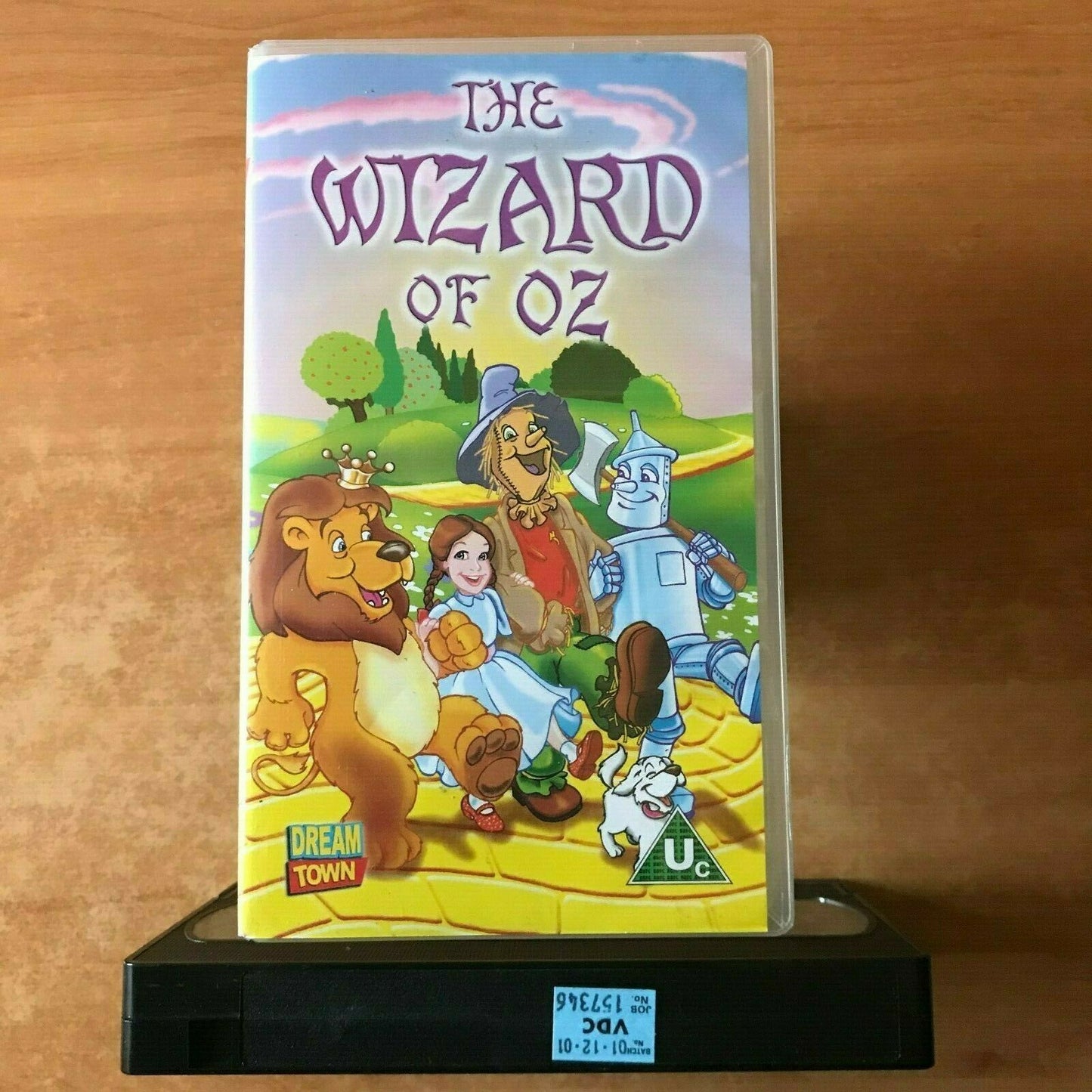 The Wizard Of Oz [Dream Town] L.Frank Baum - Animated - Children's - Pal VHS-