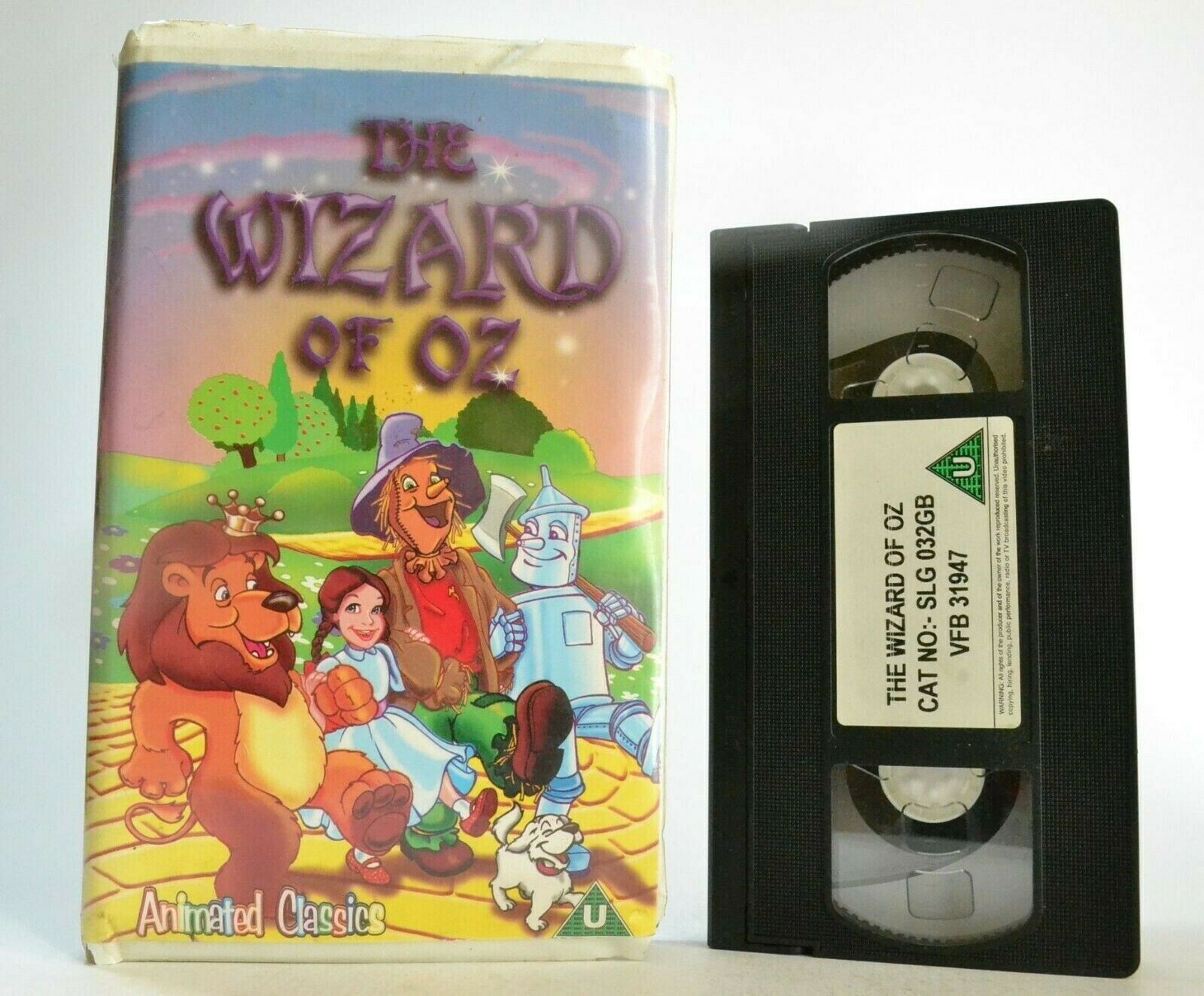 The Wizard Of Oz;[L. Frank Baum] - Animated Musical - Large Box - Kids - Pal VHS-