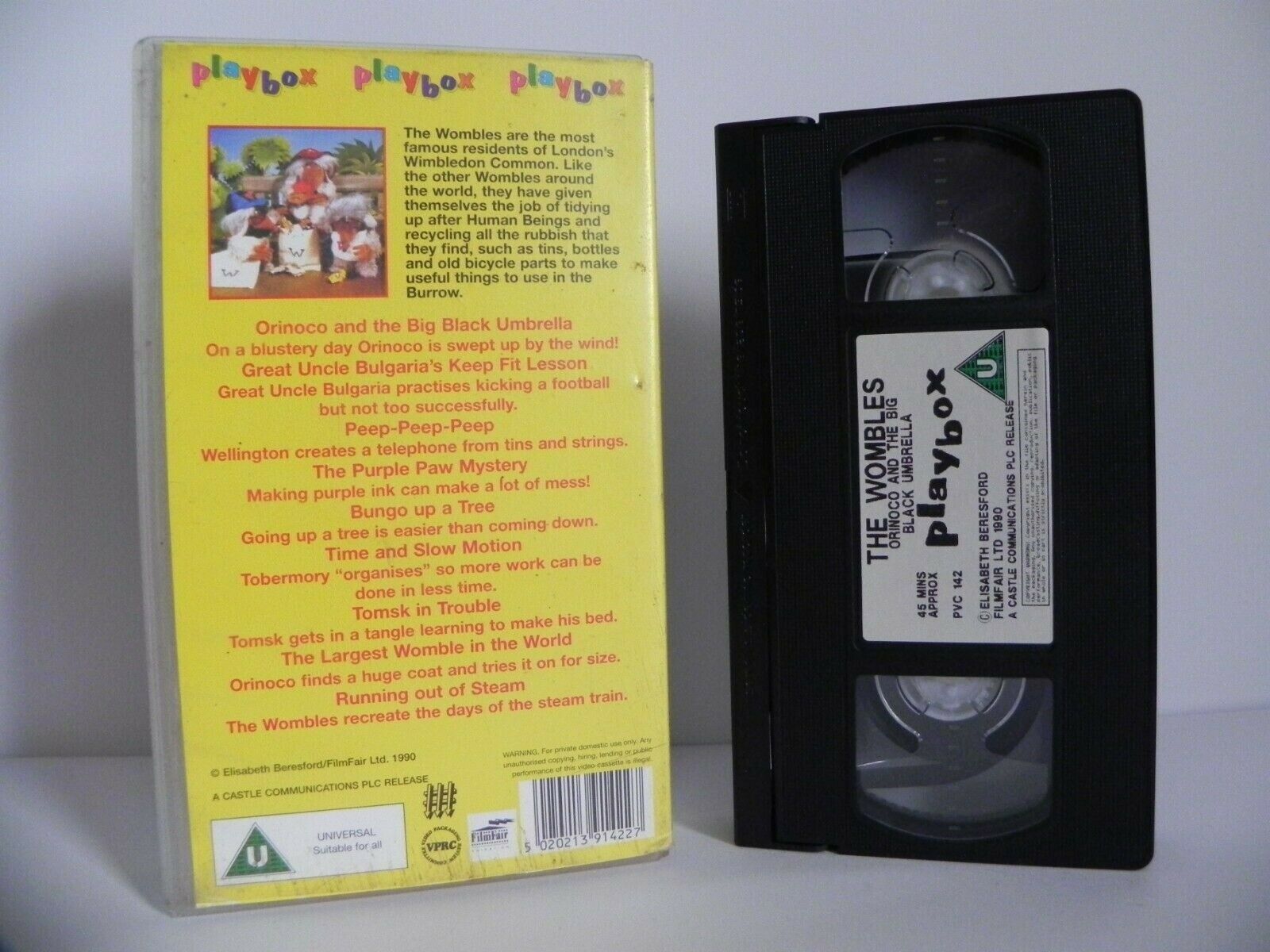 The Wombles: Orinoco And The Big Black Umbrella - Animated Series - Kids - VHS-