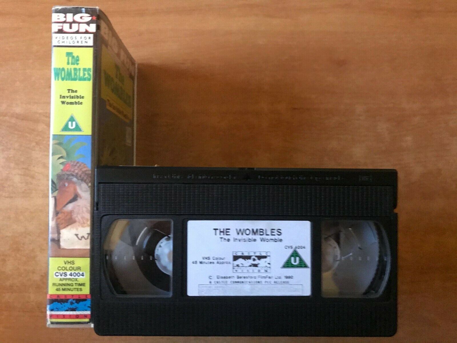 The Wombles: The Invisible Womble [Big Fun Videos] Animated - Children's - VHS-