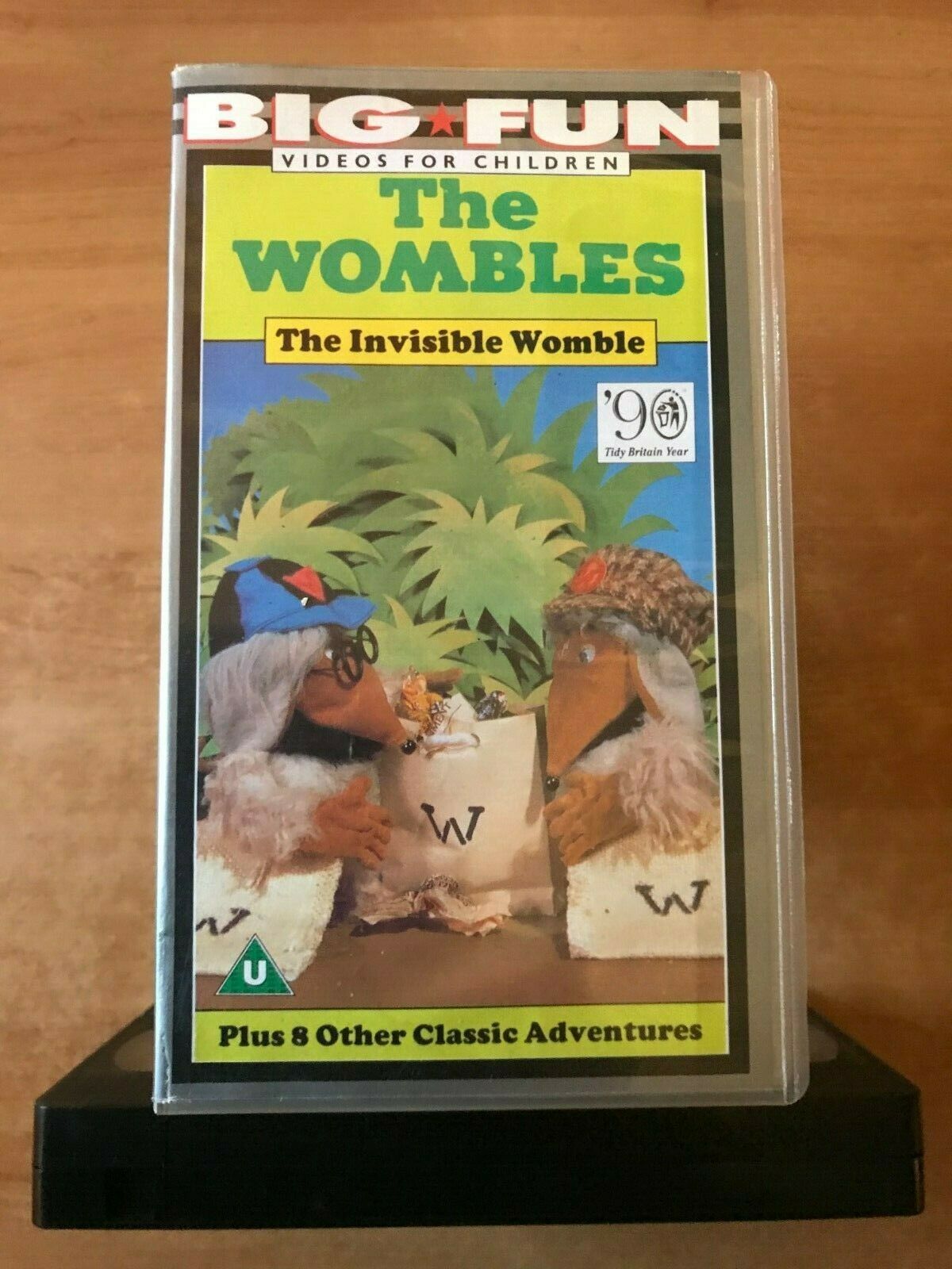 The Wombles: The Invisible Womble [Big Fun Videos] Animated - Children's - VHS-