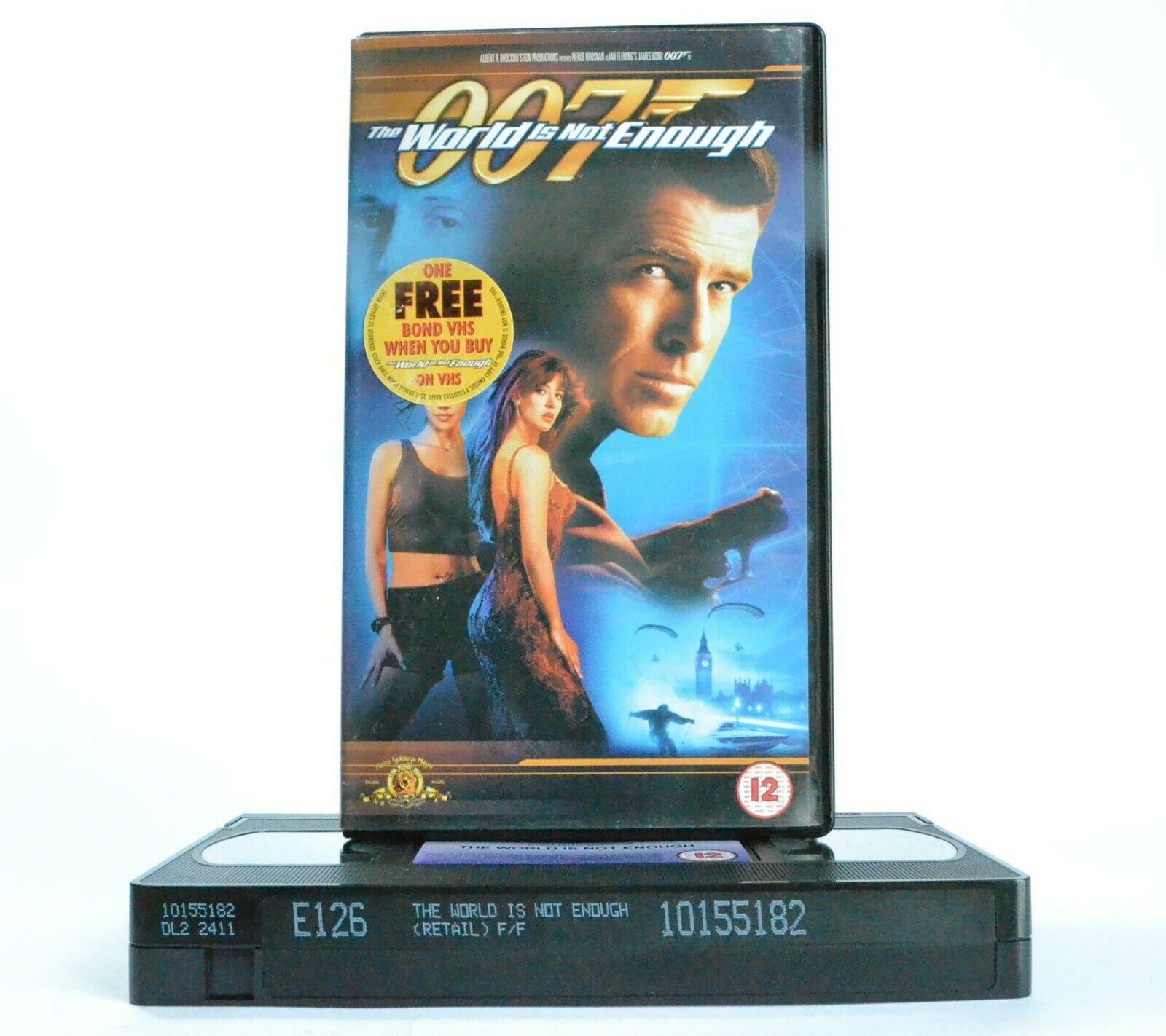 The World Is Not Enough: Peirce Brosnan/James Bond - Action Thriller - Pal VHS-