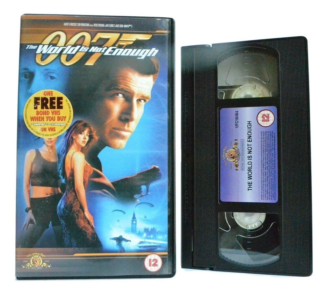 The World Is Not Enough: Peirce Brosnan/James Bond - Action Thriller - Pal VHS-