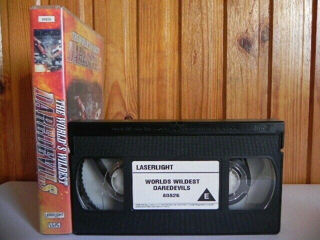 The World's Wildest Daredevils - Thrilling Stunts - True Bravery - Pal VHS-