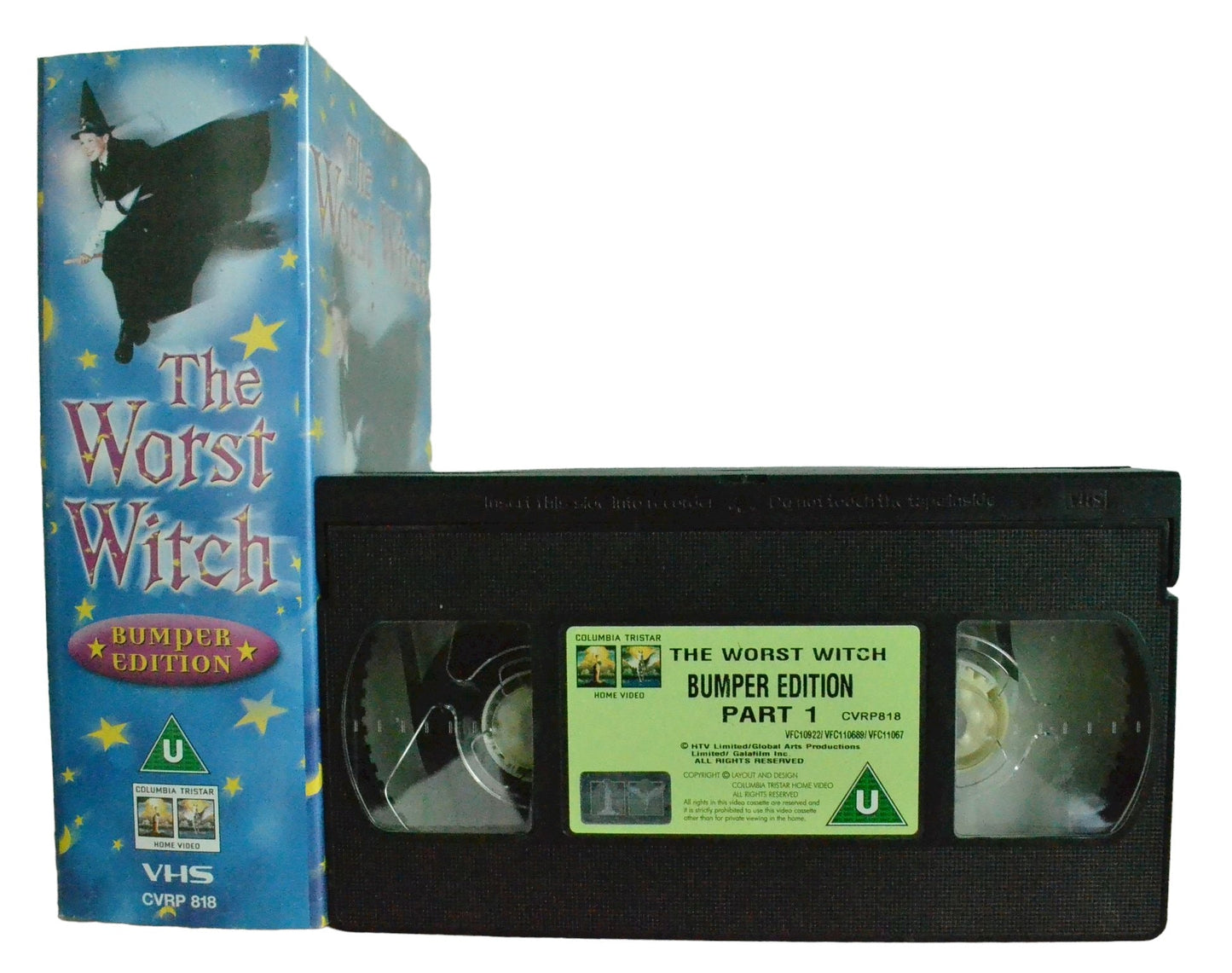 The Worst Witch: Part 1 (Bumper Edition) - Una Stubbs - Columbia Tristar Home Video - Childrens - Pal VHS-