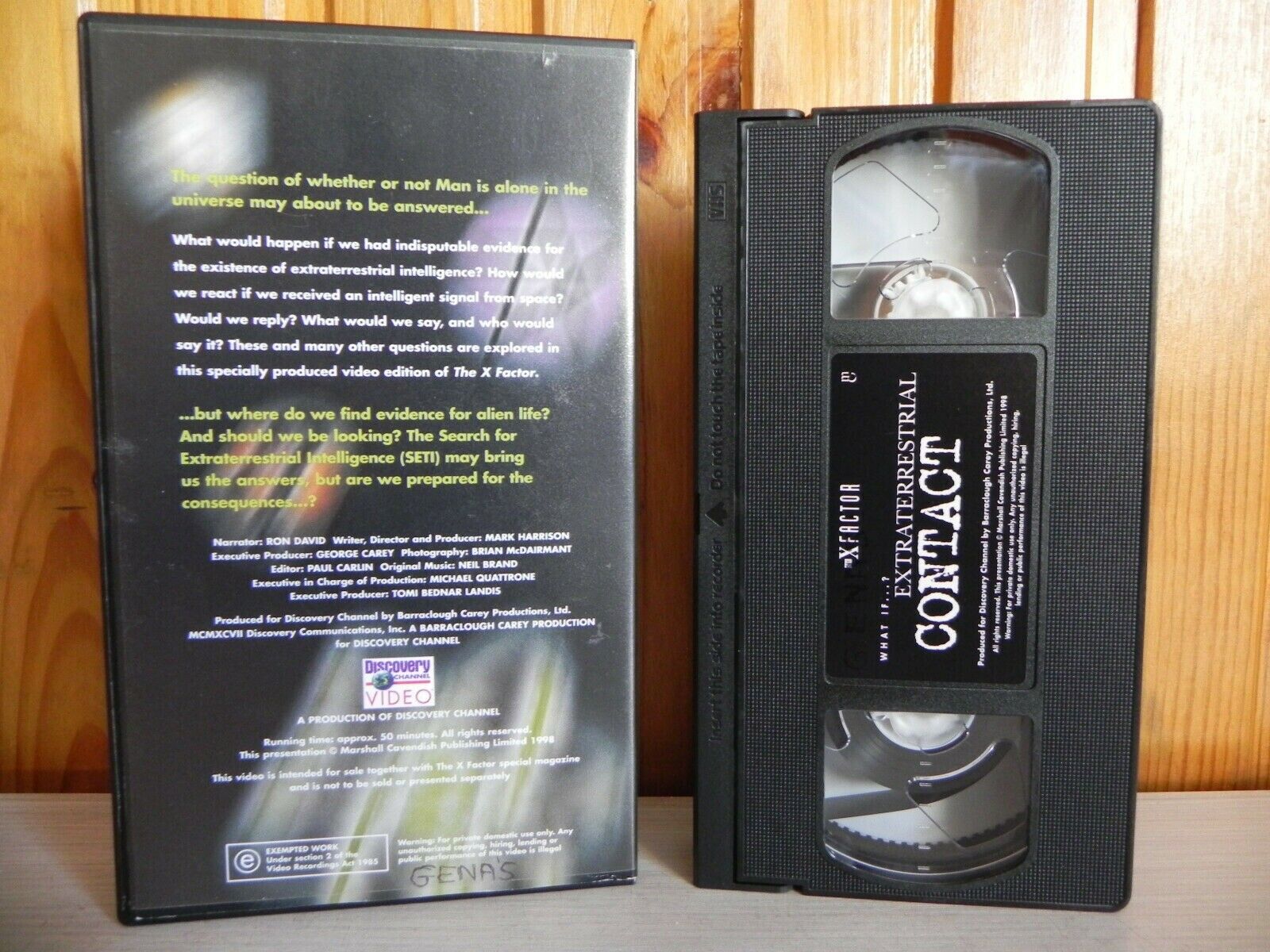 The X Factor - What If...? - Extraterrestrial Contact - Discovery Channel - VHS-