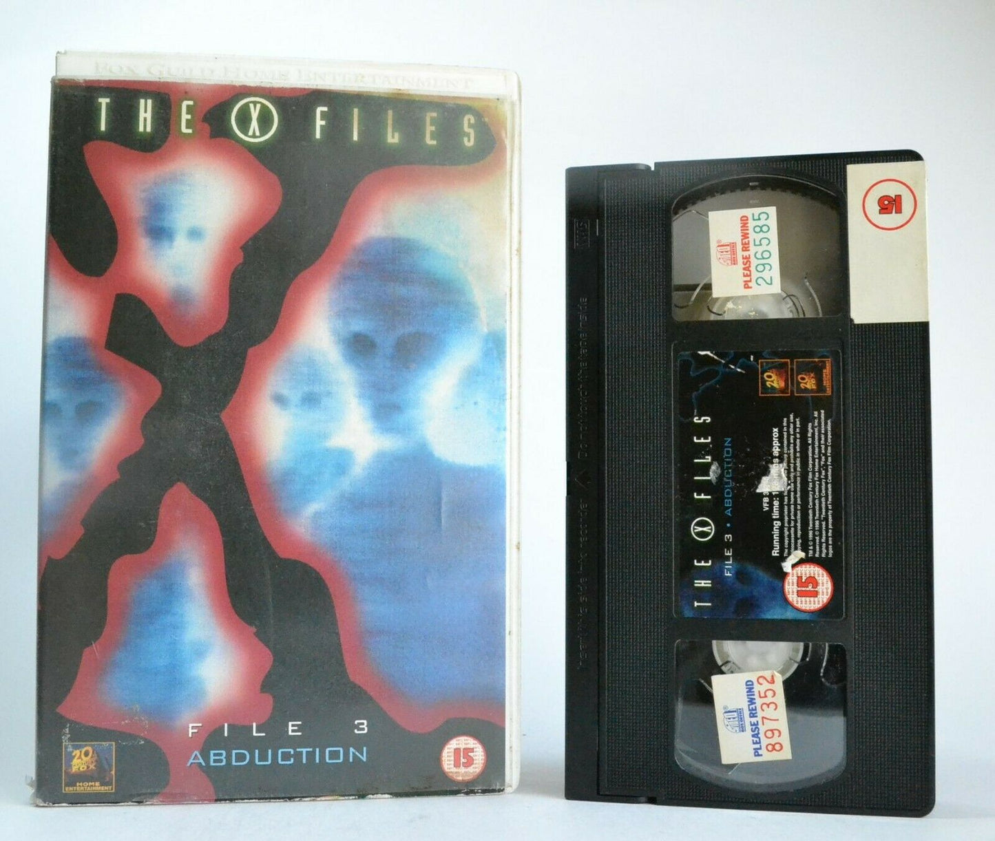 The X Files, File 3: Abduction - Sci-Fi TV Show - Large Box - D.Duchovny - VHS-