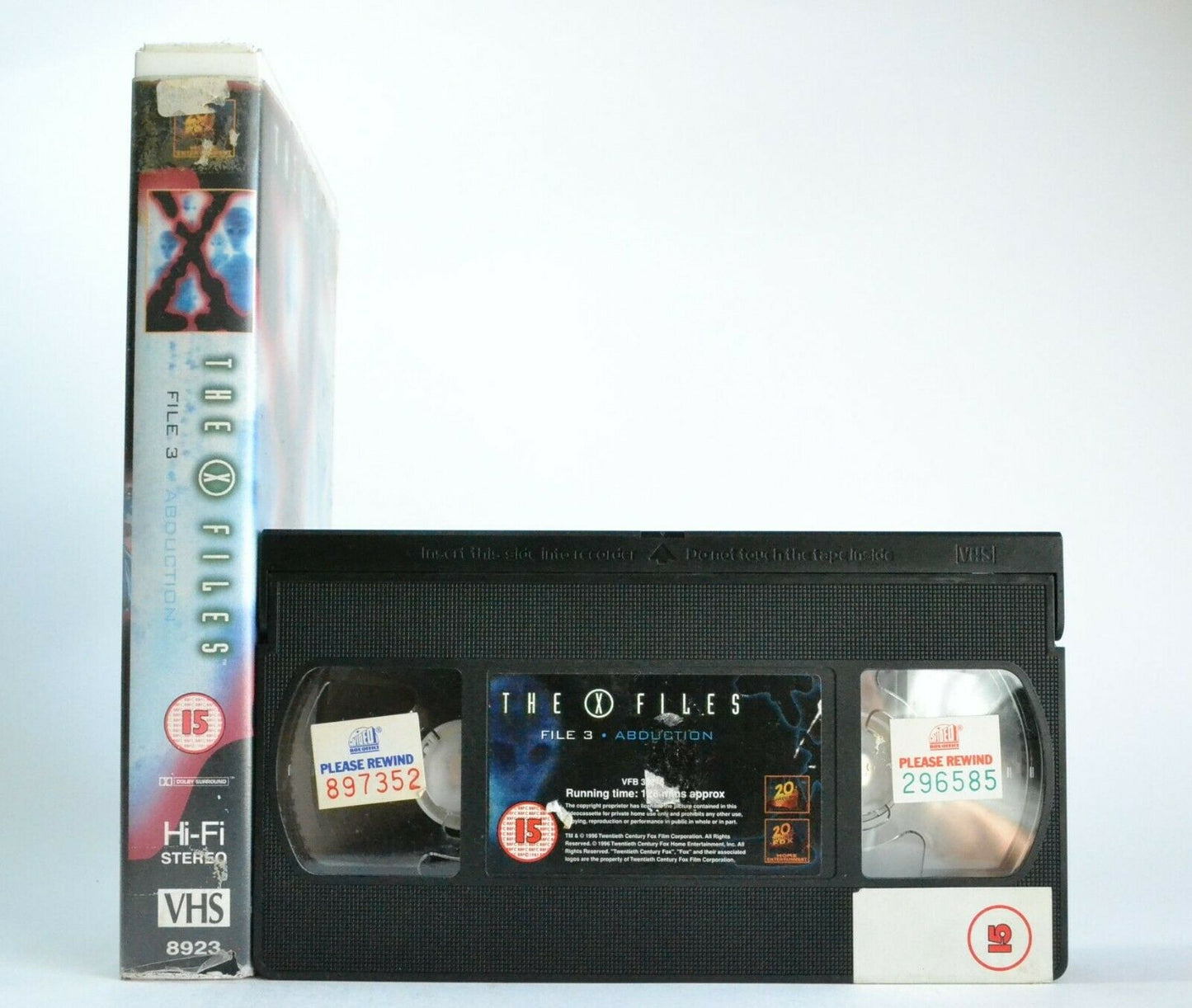 The X Files, File 3: Abduction - Sci-Fi TV Show - Large Box - D.Duchovny - VHS-