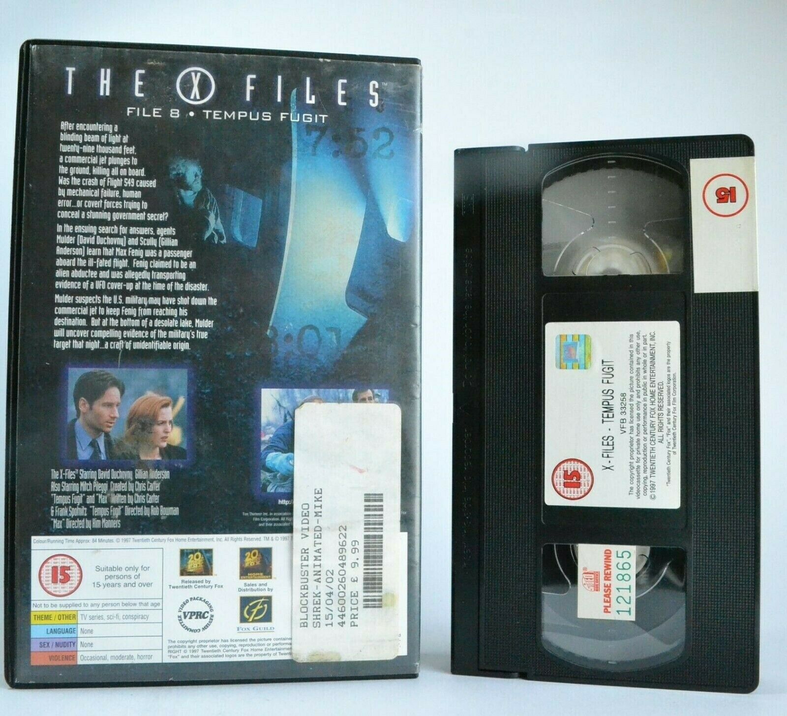 The X-Files: Tempus Fugit - Sci-Fi TV Series - Large Box - Ex-Rental - Pal VHS-