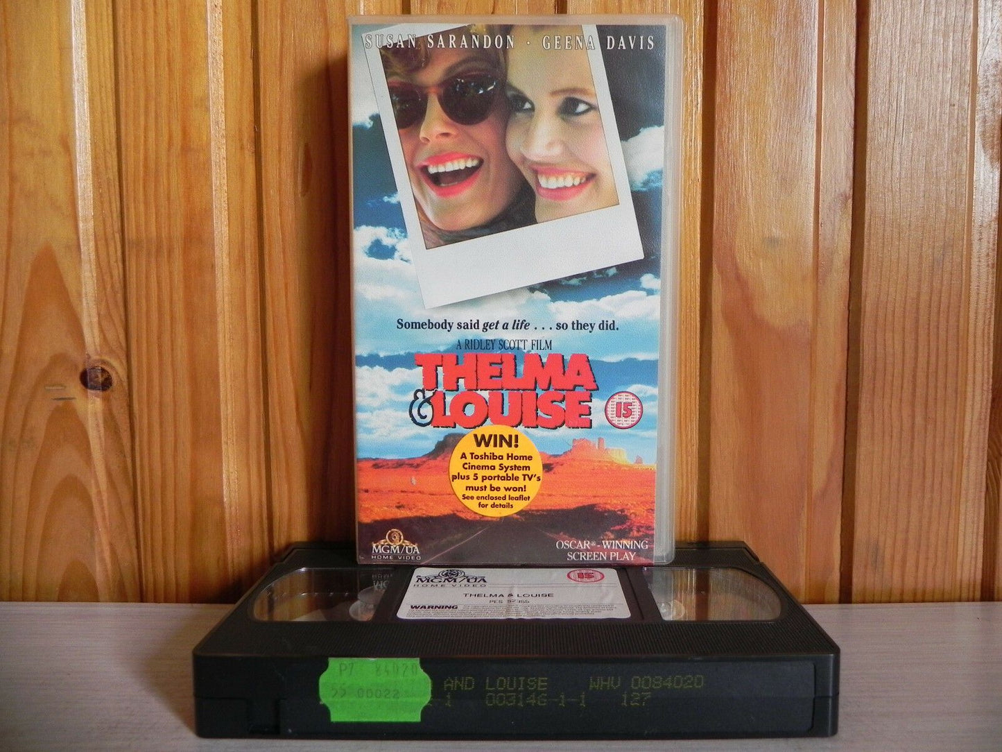 Thelma & Louise - MGM/UA - Drama - Susan Sarandon - Geena Davis - Pal VHS-