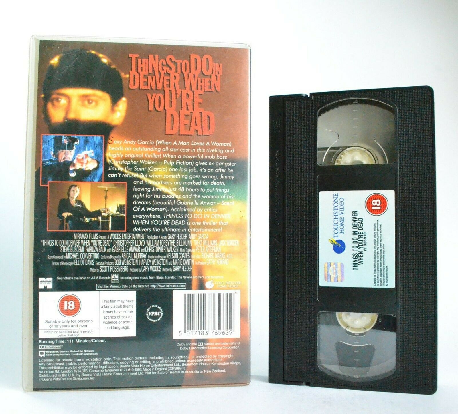 Things To Do In Denver When You're Dead - Thriller - Large Box - A.Garcia - VHS-