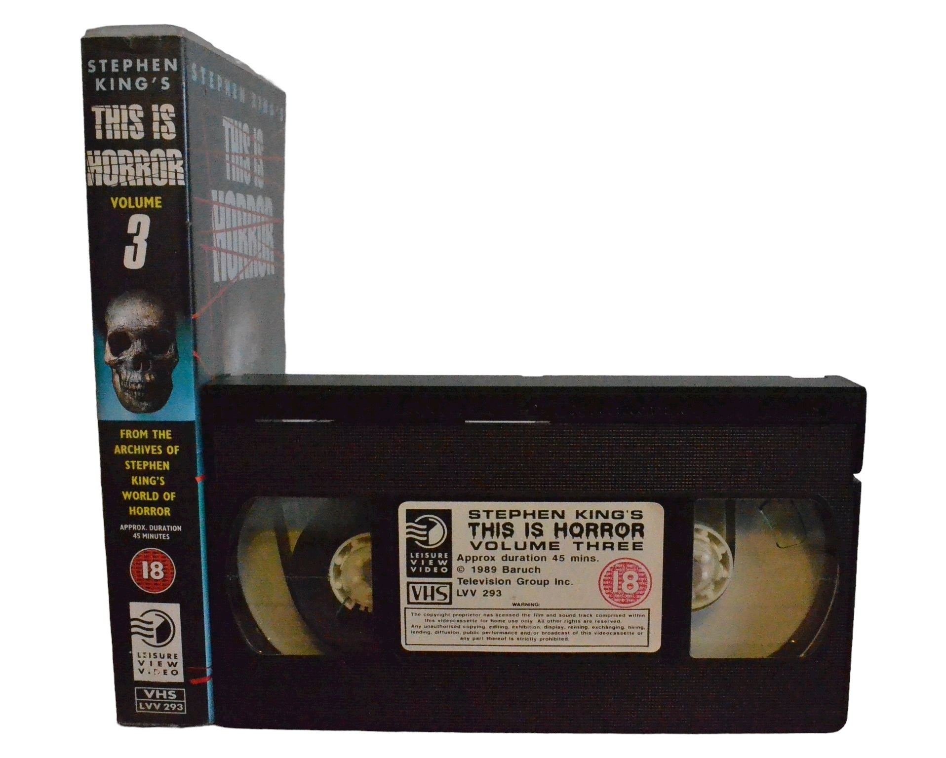 This Is Horror - Stephen King's - Leisure View Video - Horror - Pal - VHS-