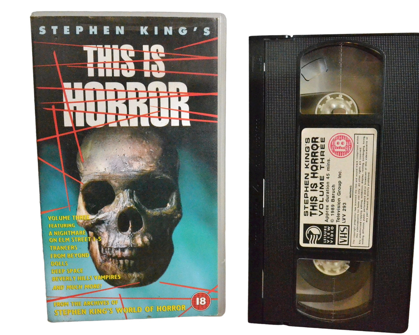 This Is Horror - Stephen King's - Leisure View Video - Horror - Pal - VHS-