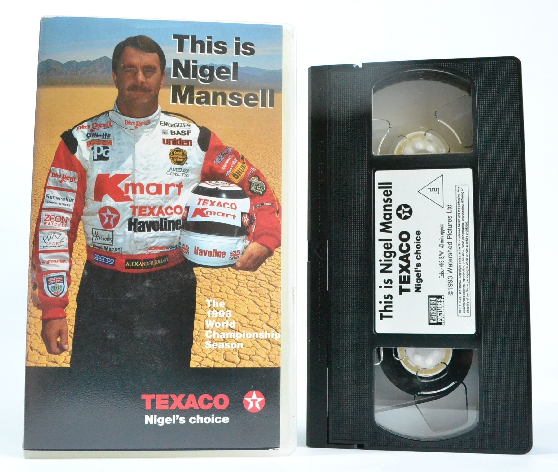 This Is Nigel Mansell: Championship Season (1993) - F1 PPG Indy Car VHS-