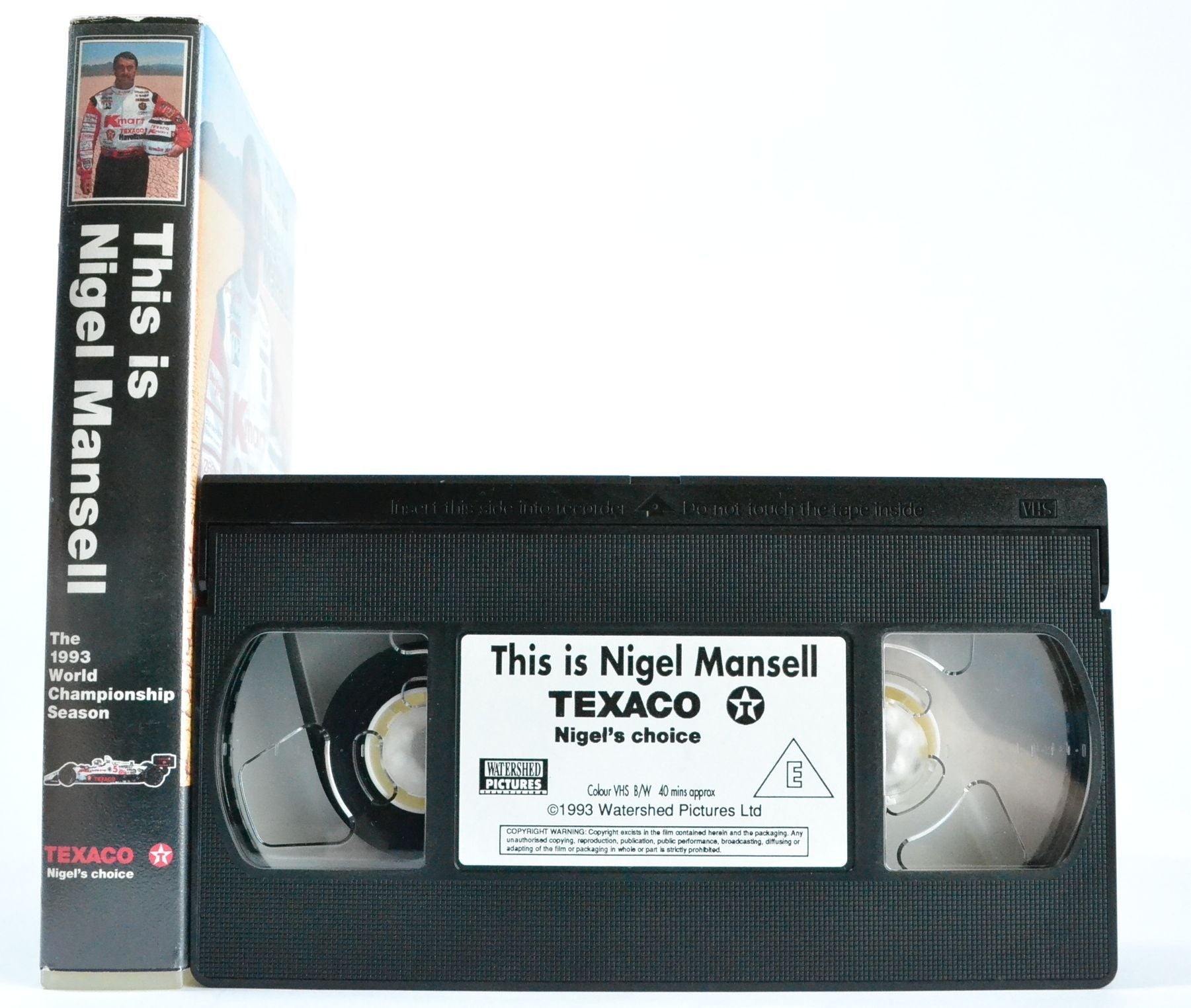 This Is Nigel Mansell: Championship Season (1993) - F1 PPG Indy Car VHS-