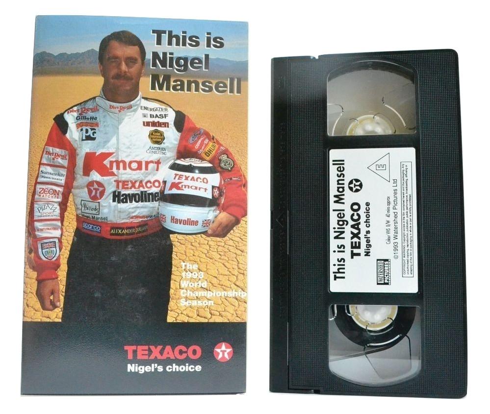 This Is Nigel Mansell: Championship Season (1993) - F1 PPG Indy Car VHS-