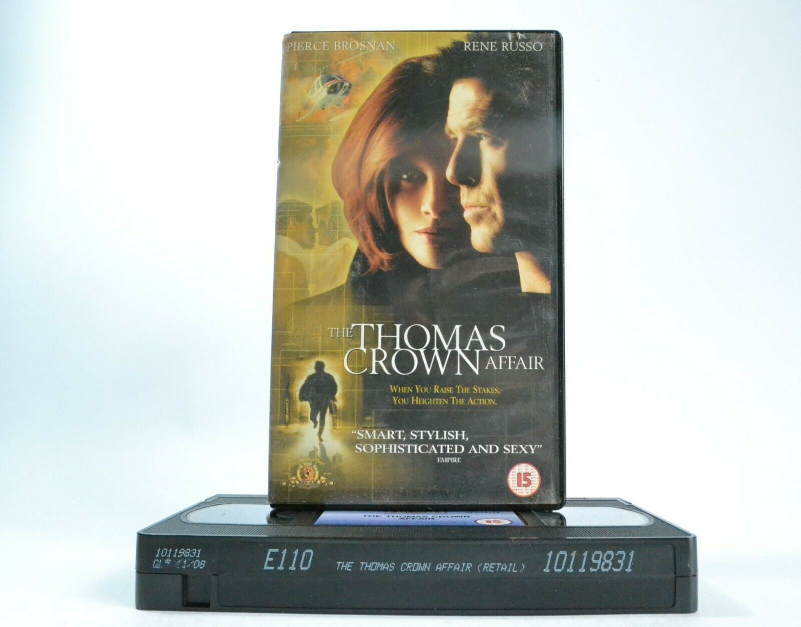 Thomas Crown Affair - Romantic Thriller - Pierce Brosnan / Rene Russo - Pal VHS-