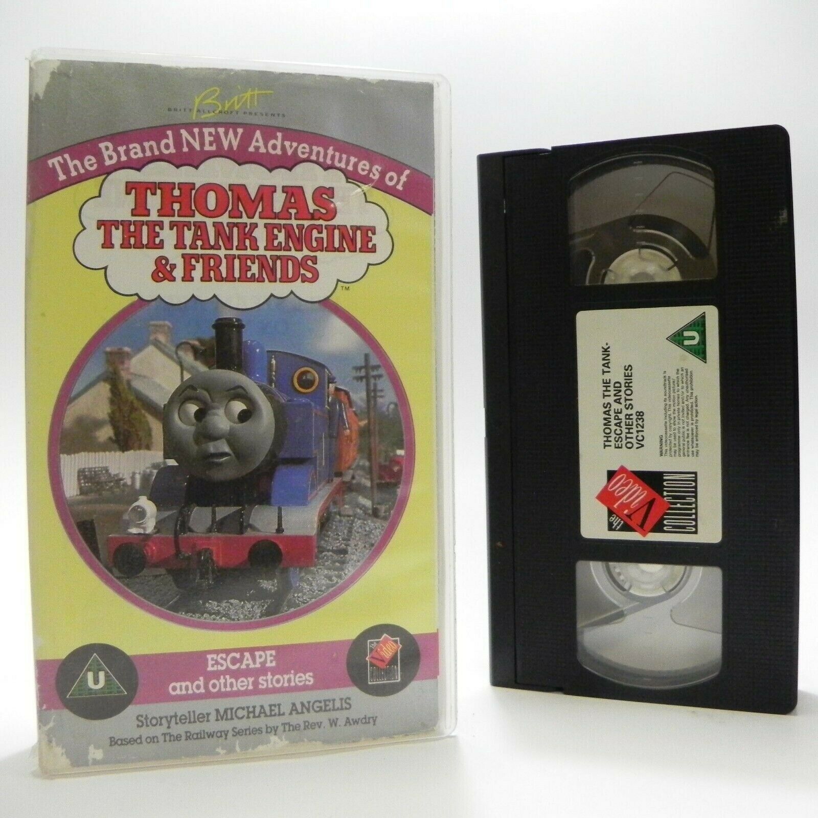 Thomas The Tank Engine And Friends: Escape - Classic Animation - Kids - Pal VHS-