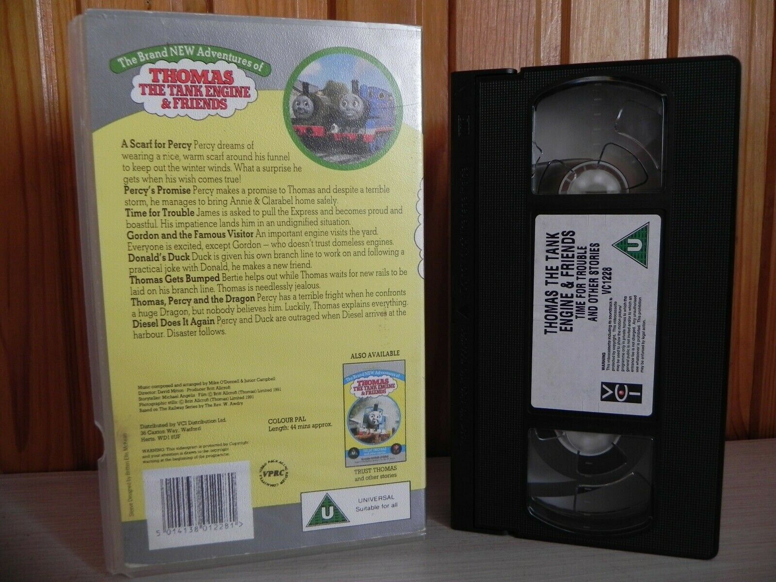 Thomas The Tank Engine & Friends - Time For Trouble - Michael Angelis - Pal Vhs-