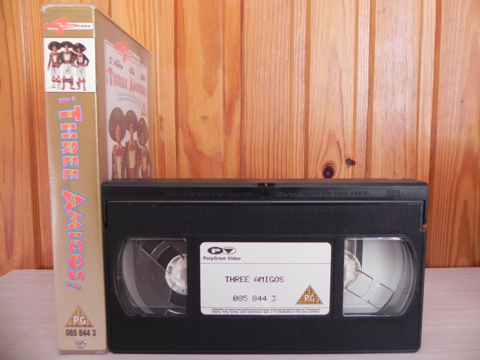 Three Amigos - 4 Front Video - Comedy - Steve Martin - Chevy Chase - Pal VHS-