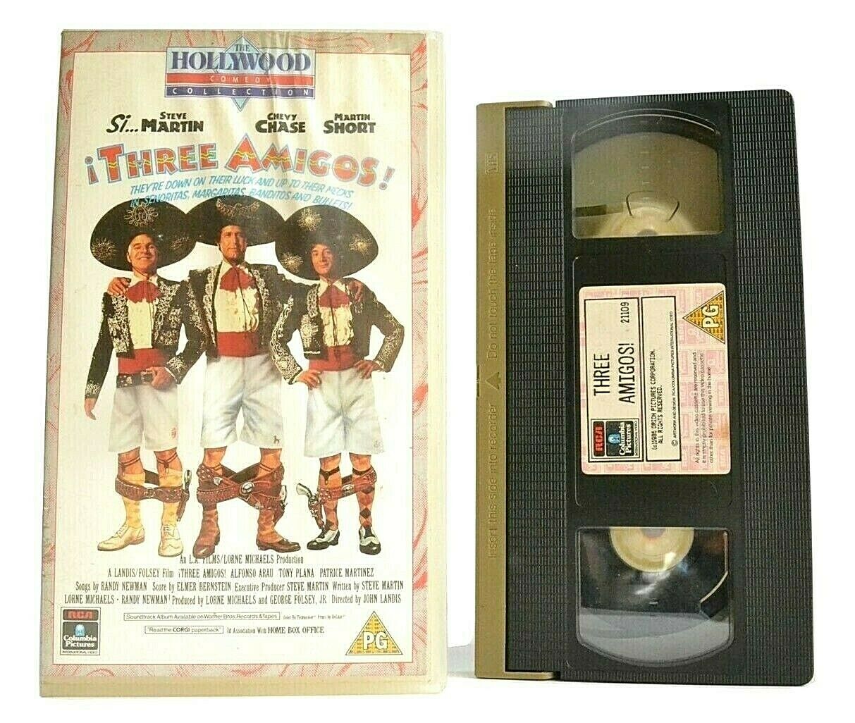 Three Amigos -<[John Landis]>- Dynamite Western Action - Steve Martin - Pal VHS-