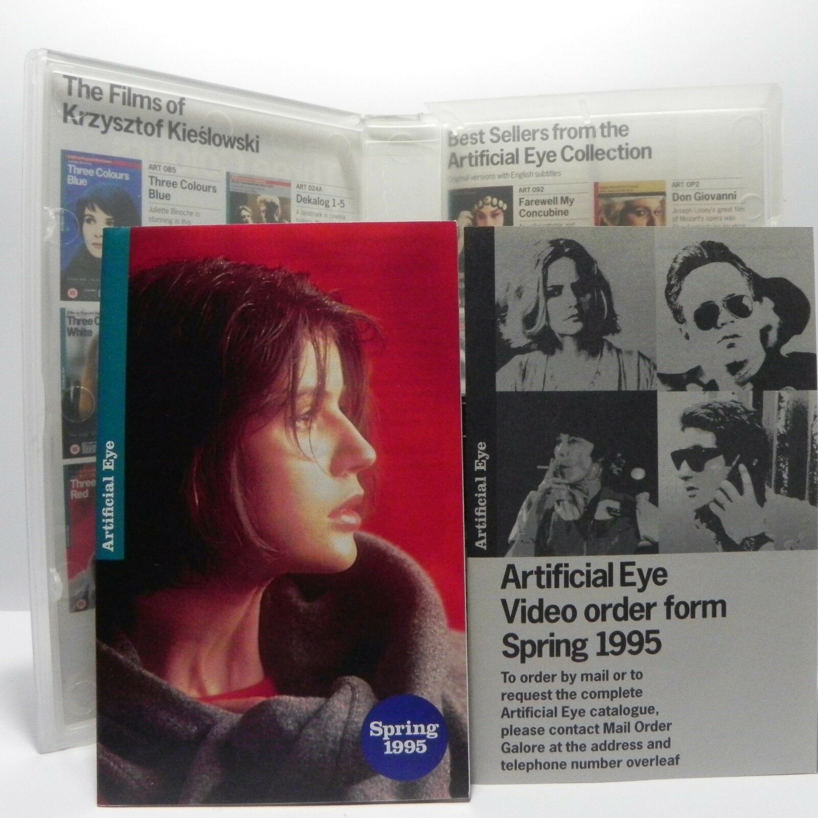 Three Colours Blue: Film By K.Kieslowski - France (1993) - J.Binoche - Pal VHS-